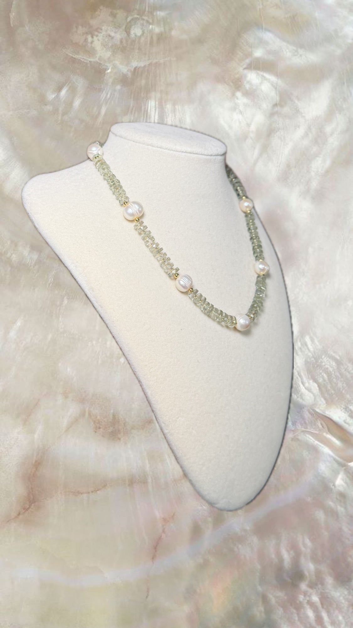 Pearl-Amethyst Necklace