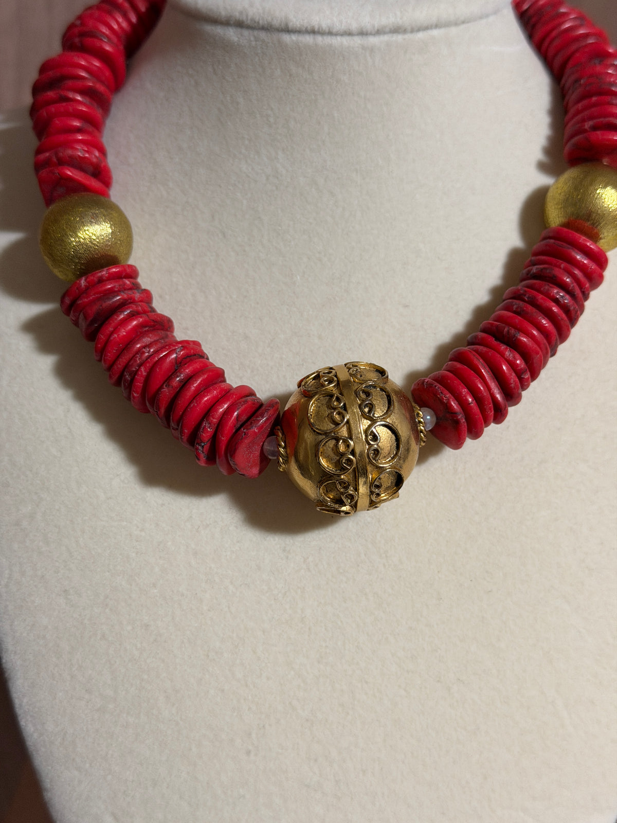 Red Festive Necklace