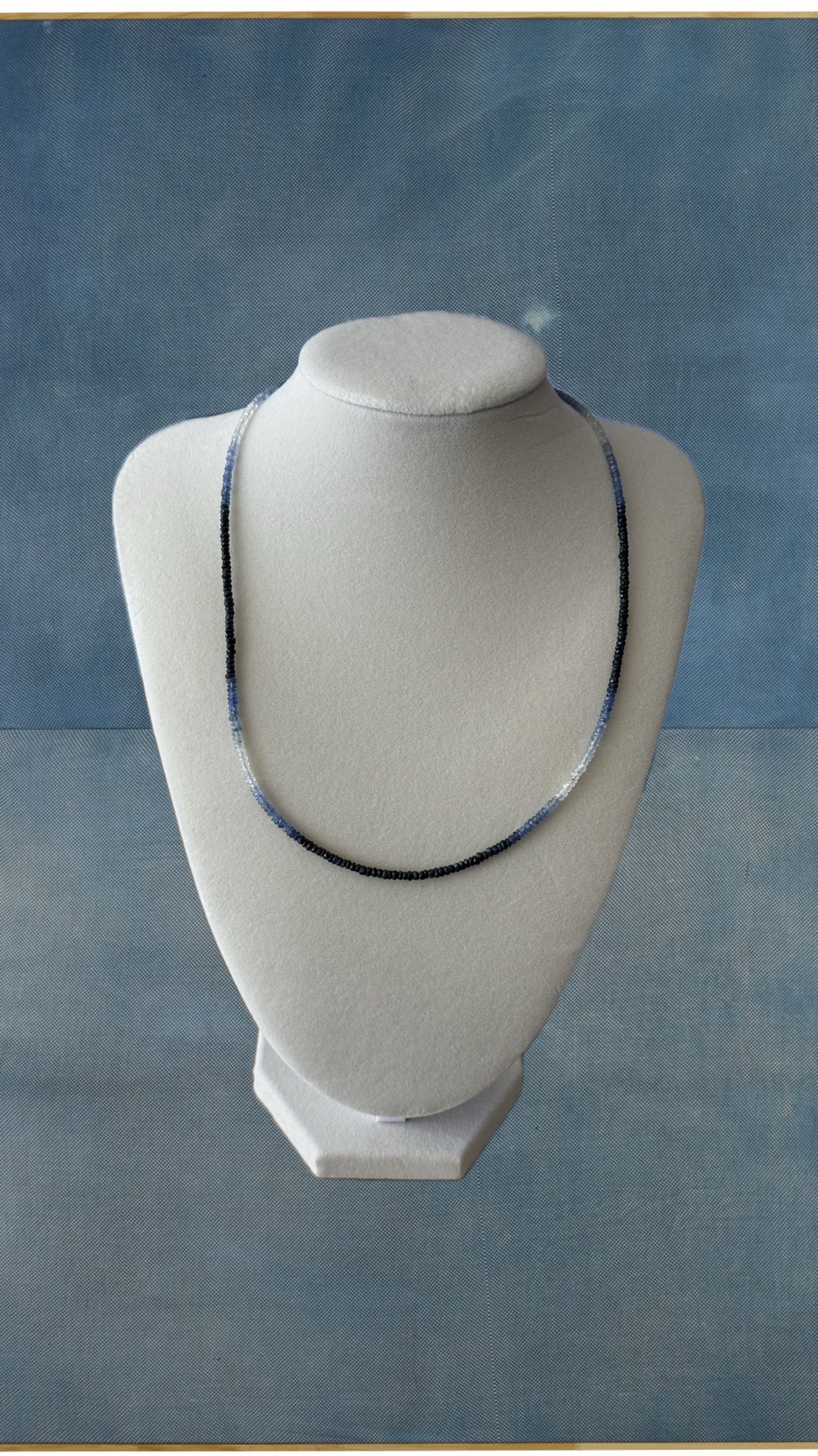 Ómbre Blue Sapphire Necklace