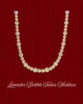 Lavander Bubble Tennis Necklace