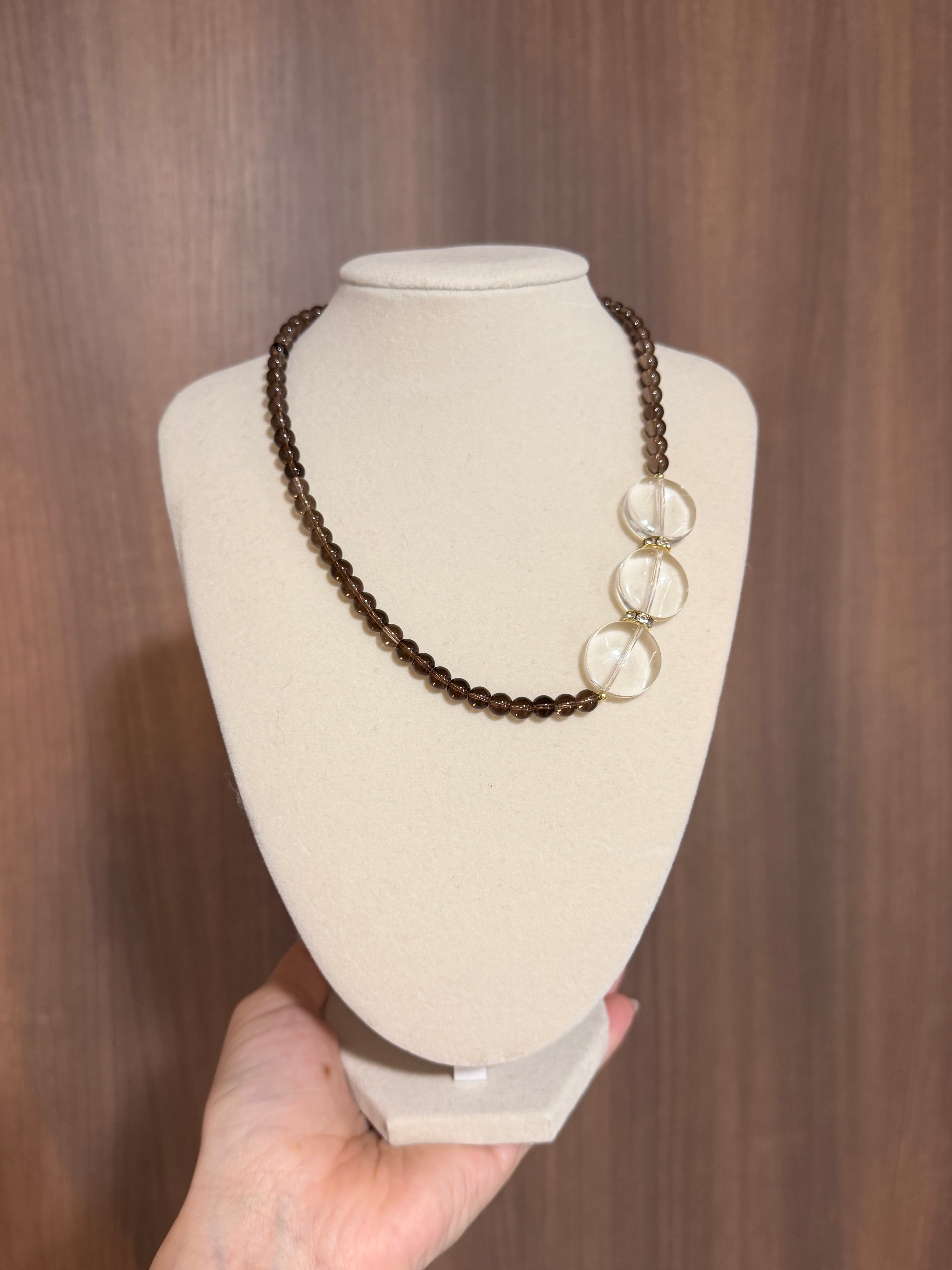 Smokey Quartz Mini Necklace