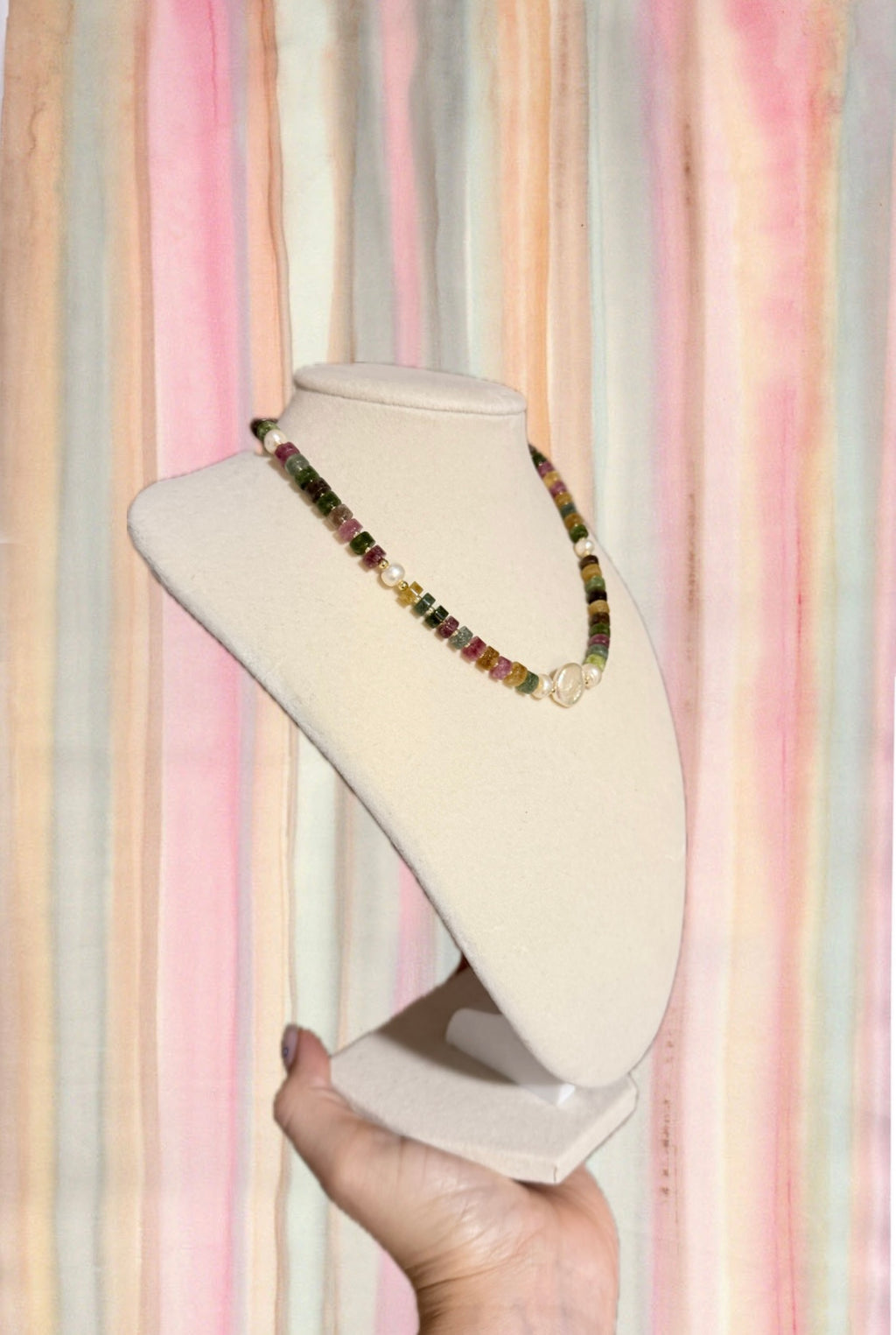 Multicolor Jade Necklace