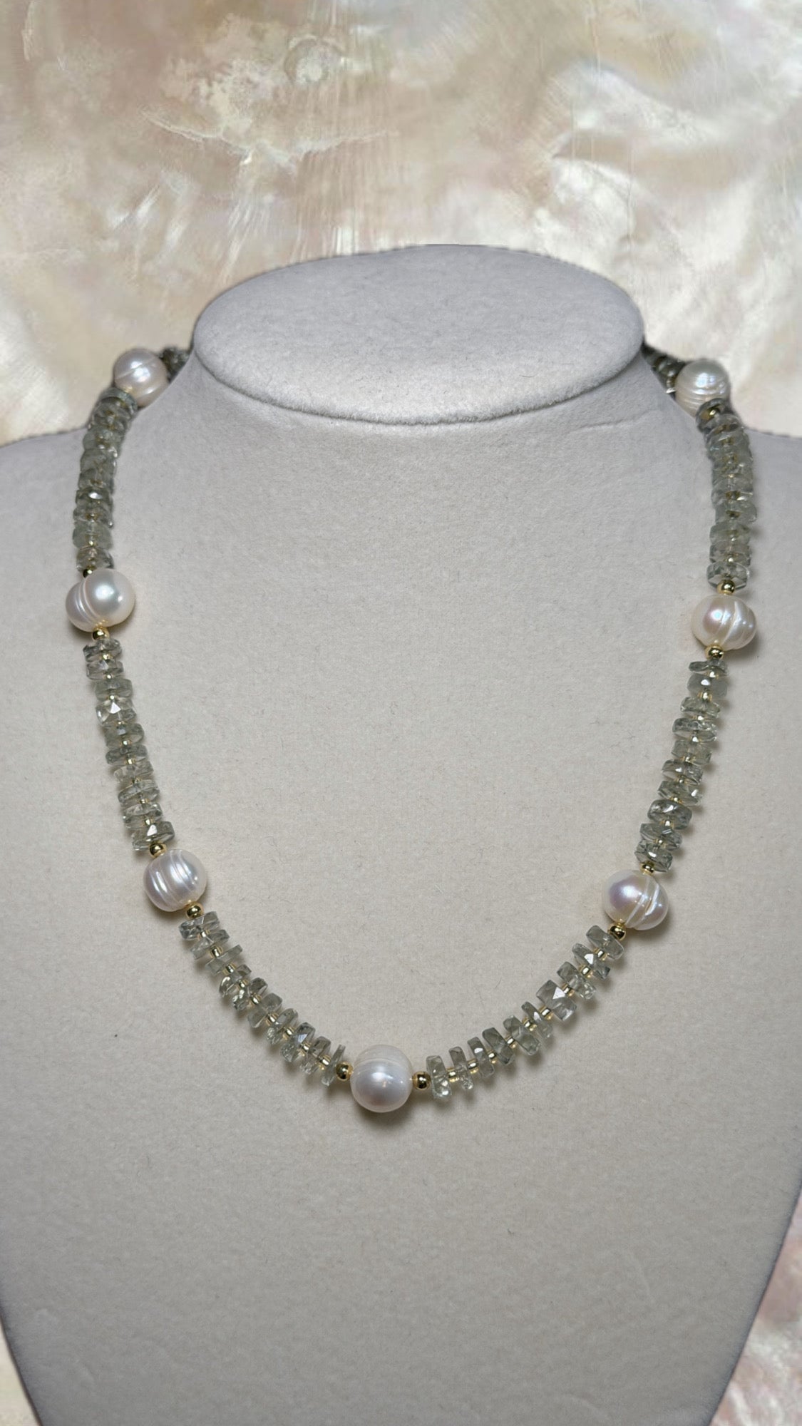 Pearl-Amethyst Necklace