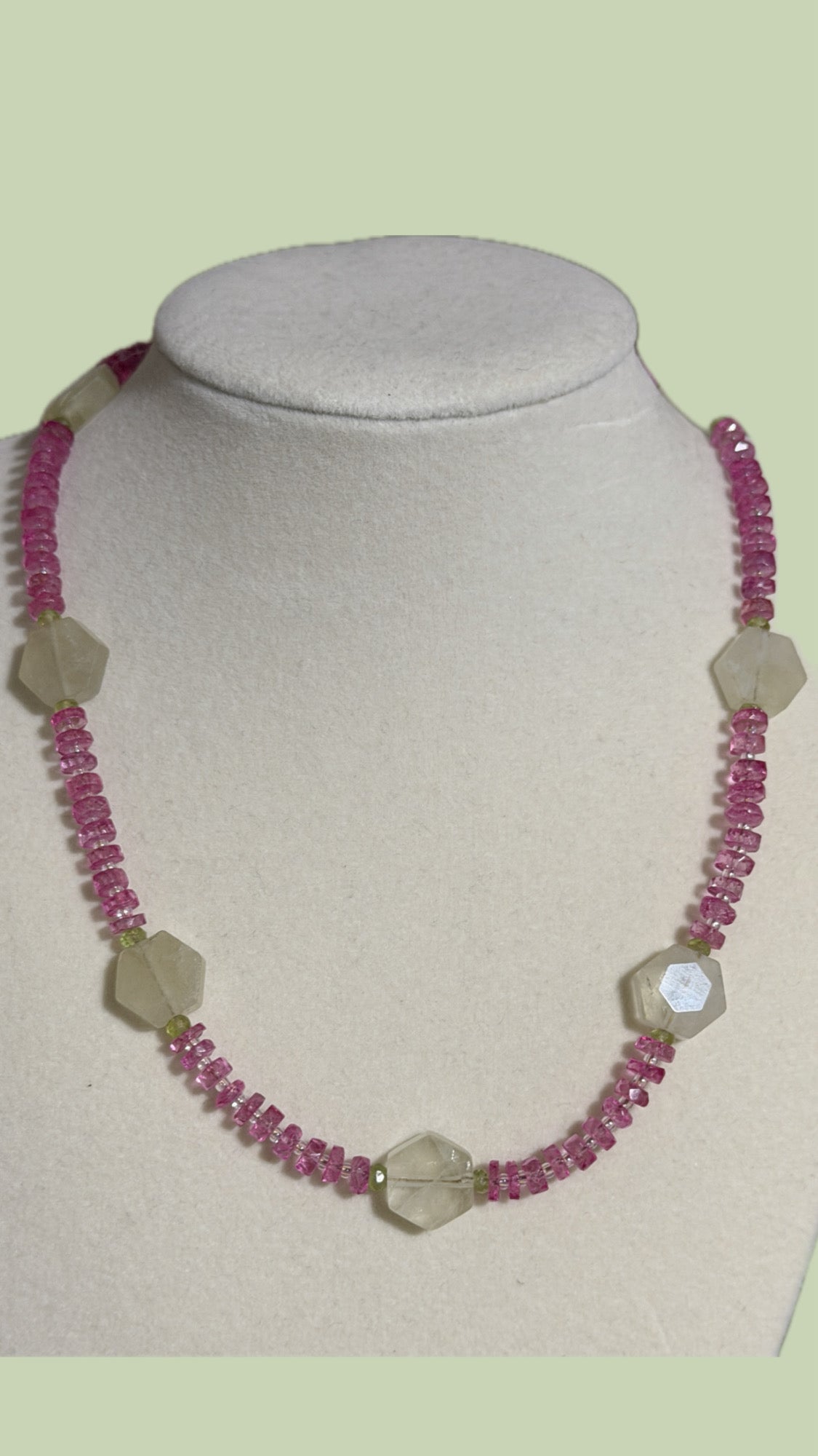 Lemon Pink Necklace