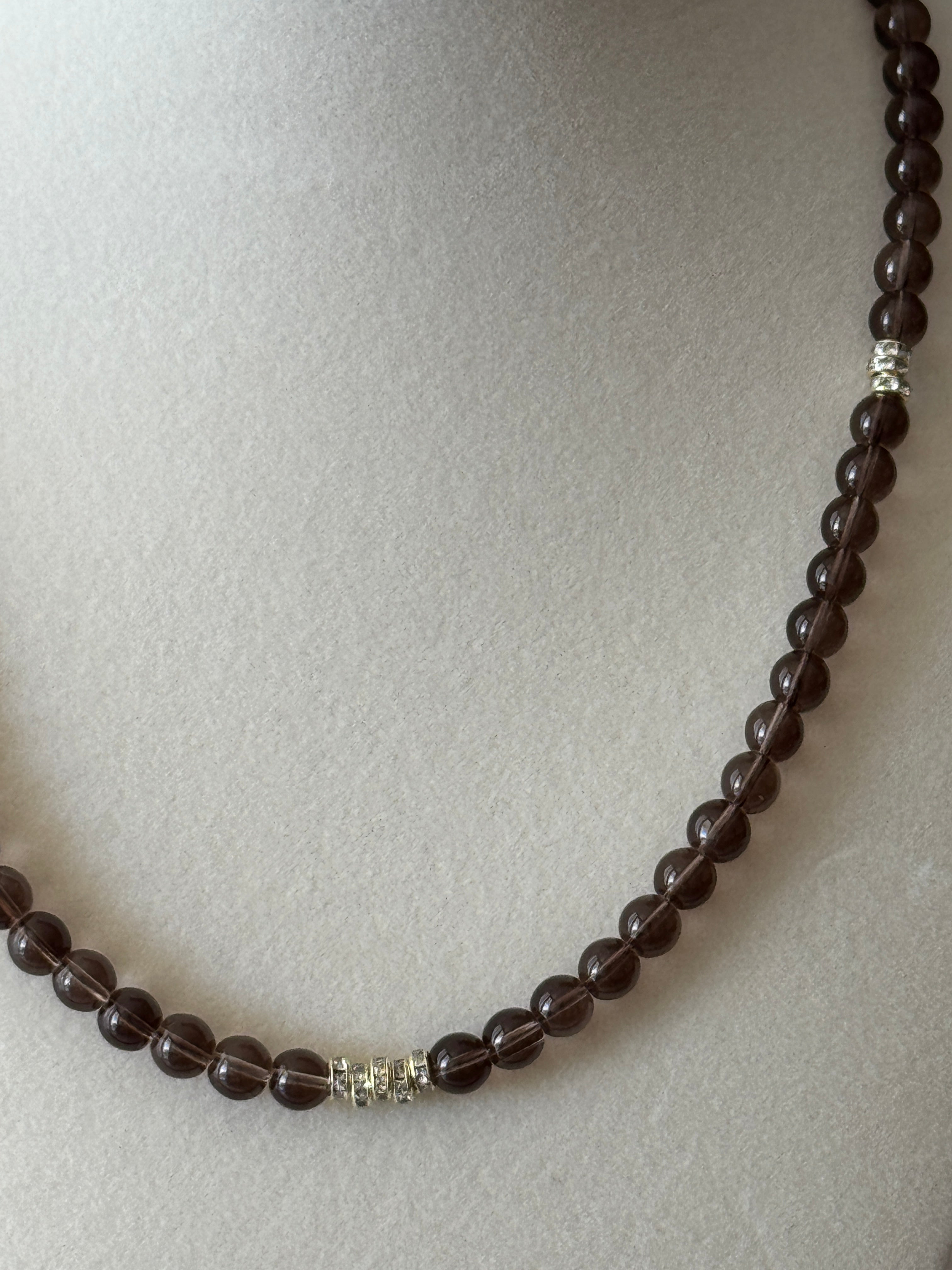 Mini Smokey Quartz Necklace