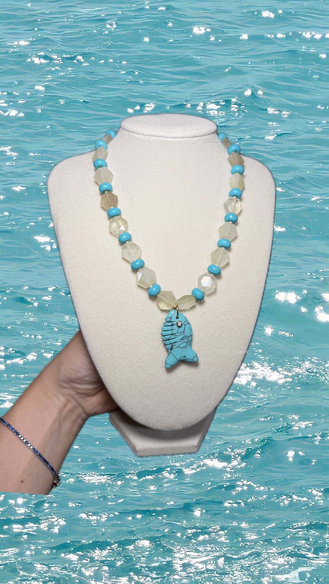 Marine Yellow Necklace