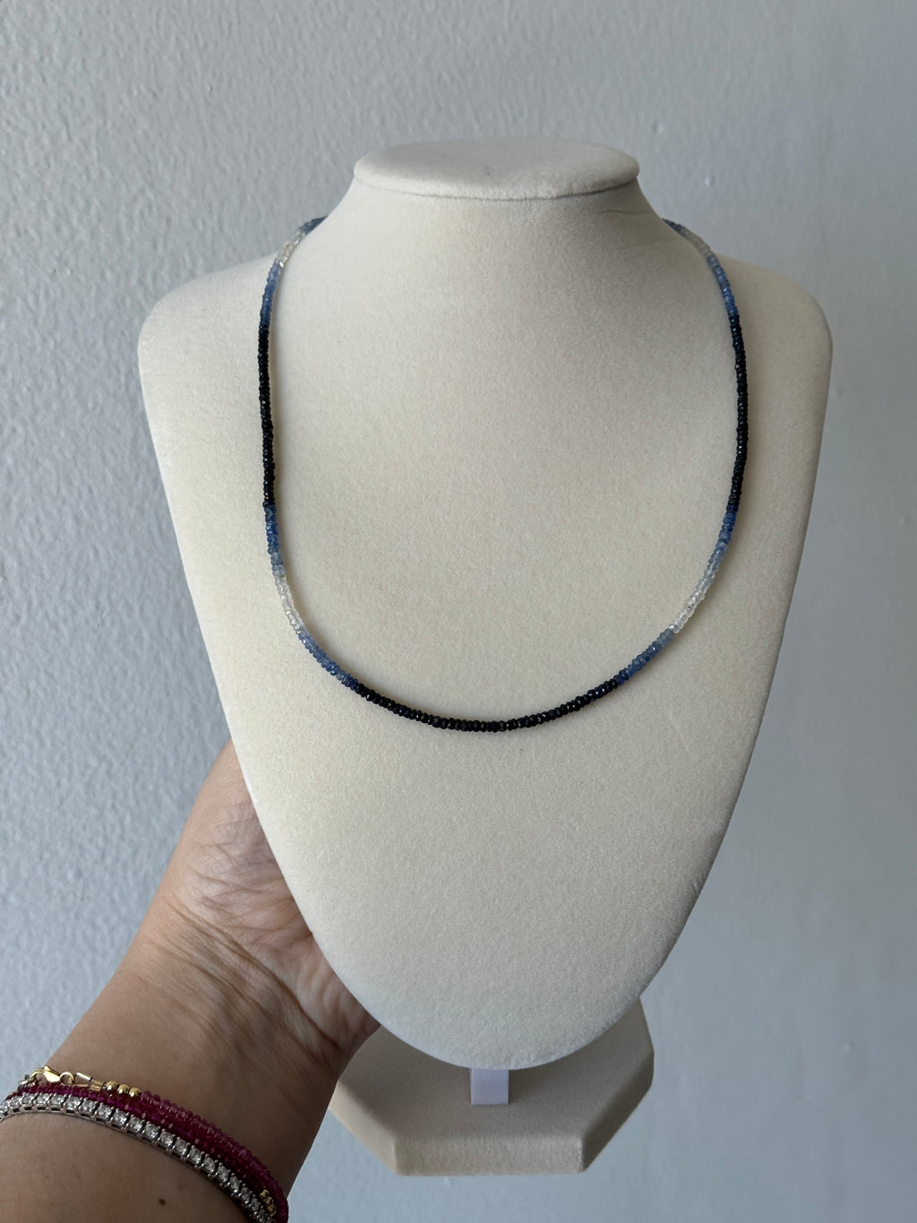 Ómbre Blue Sapphire Necklace