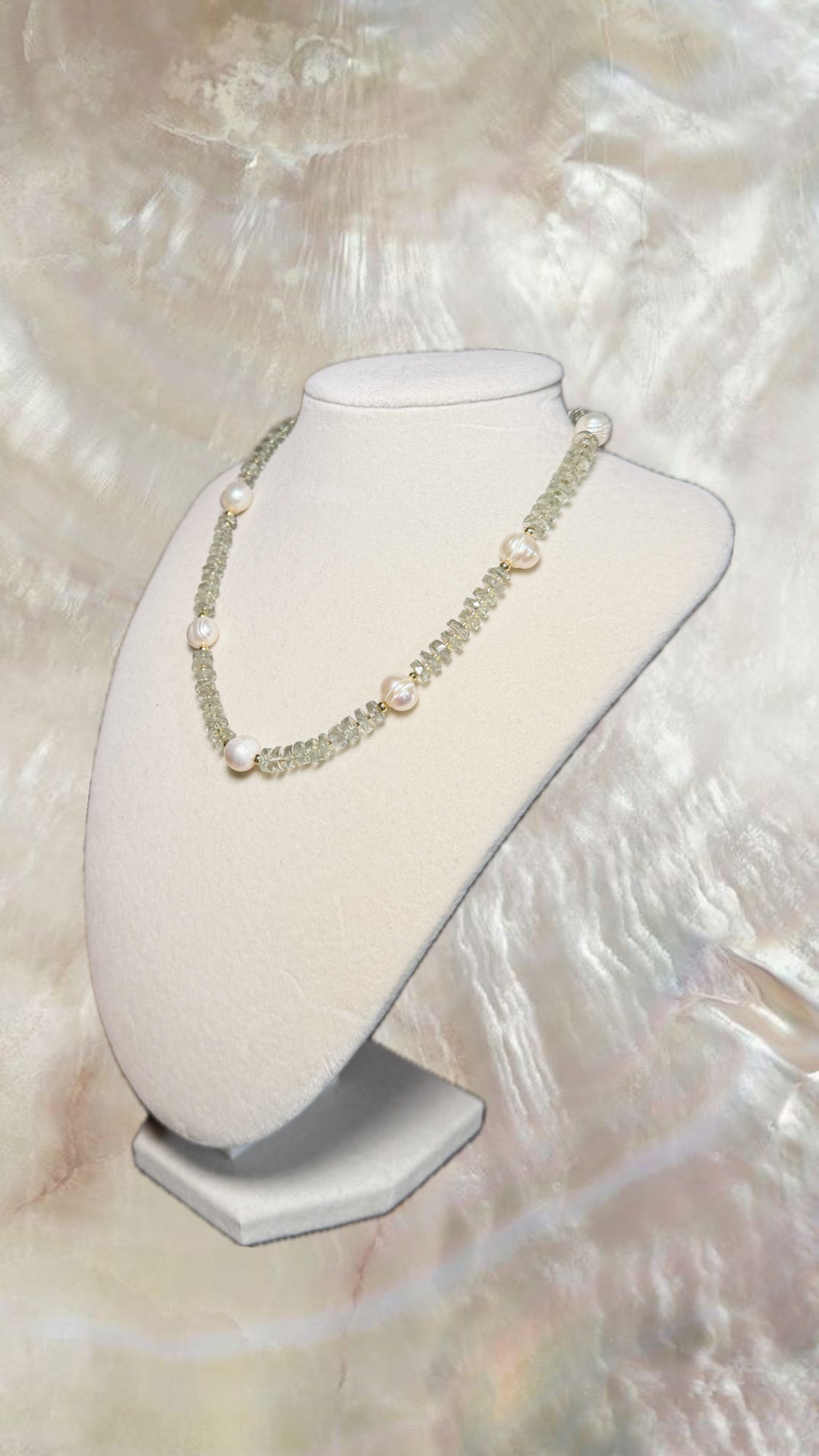Pearl-Amethyst Necklace