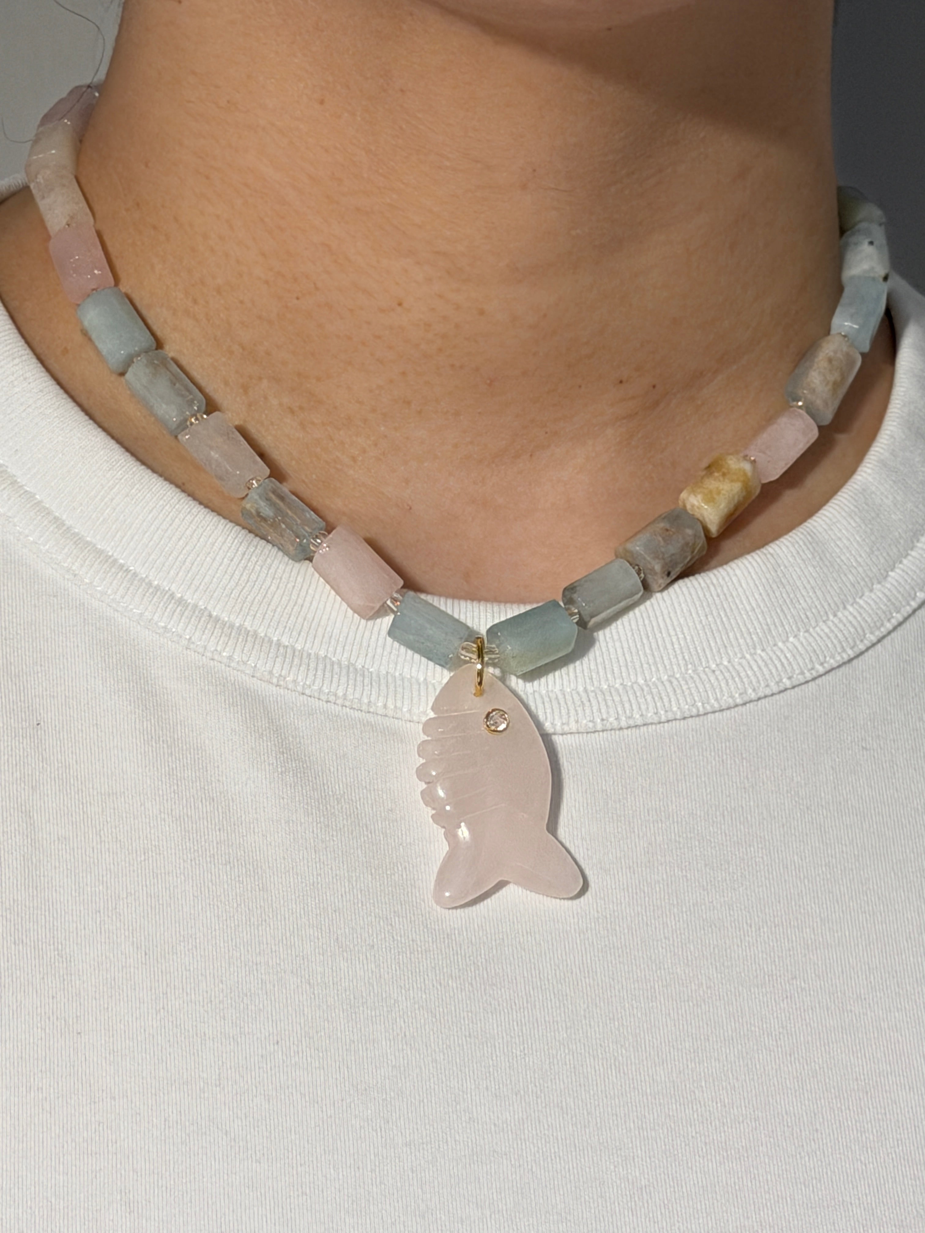 Pastel Morganite Necklace