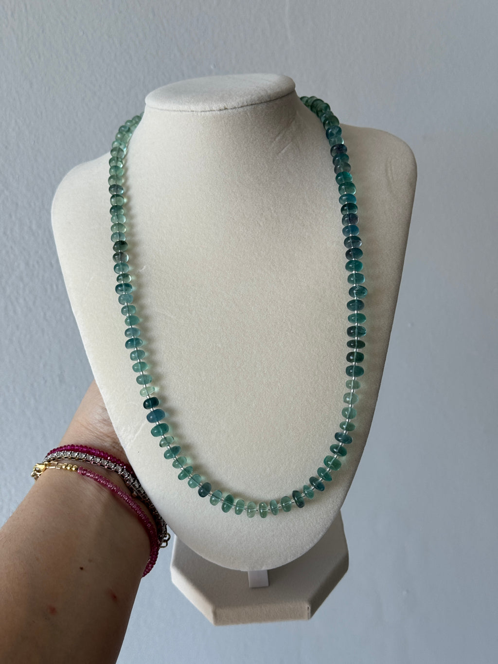 Natural Multi Flourite Necklace