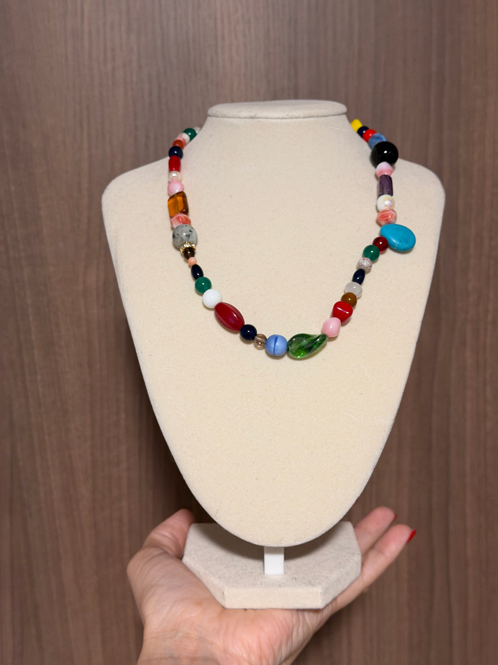 Mismatched Rainbow Necklace