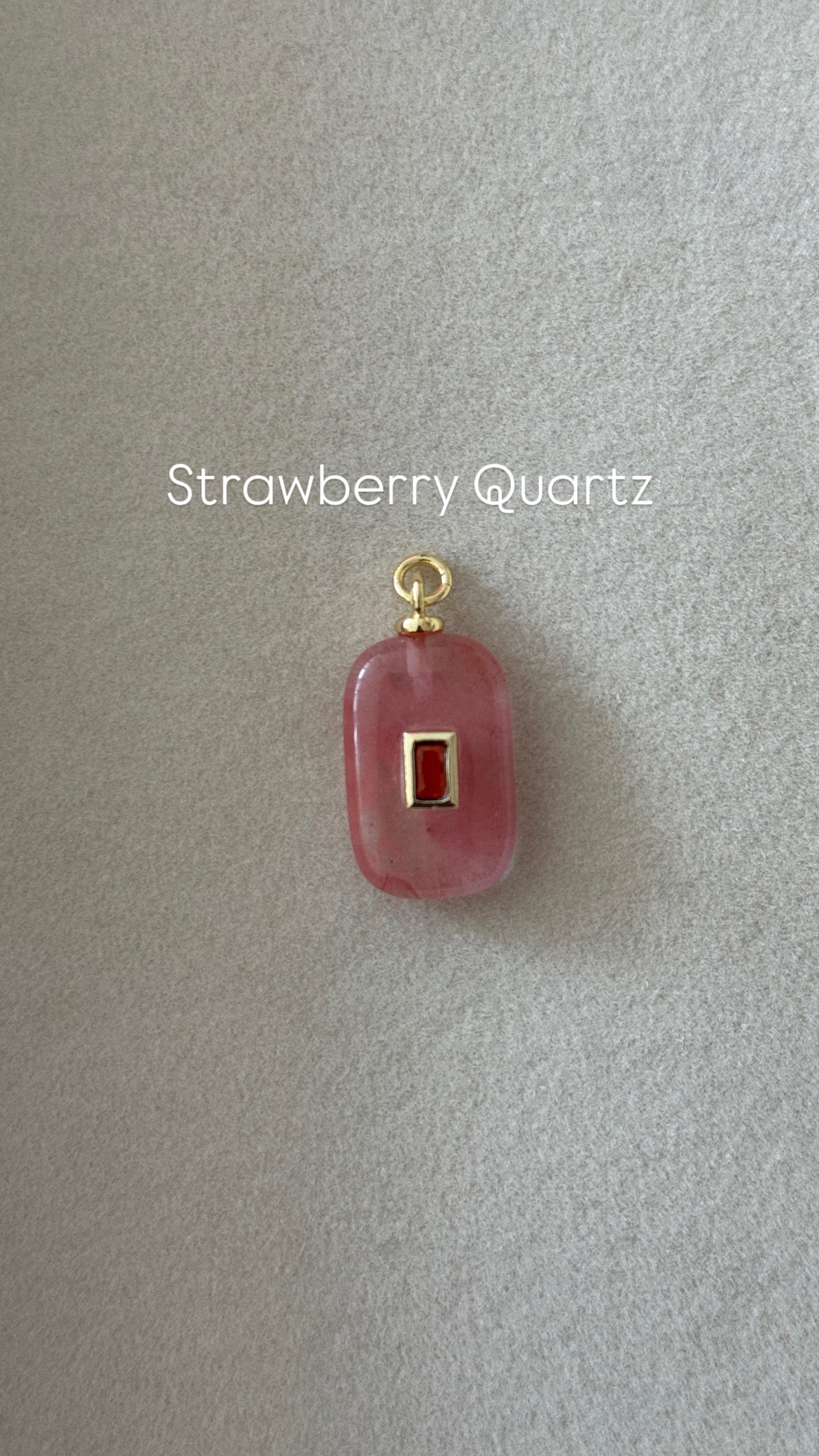 Strawberry Quartz Pendant