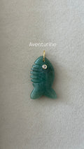 Aventurine Fish Pendant