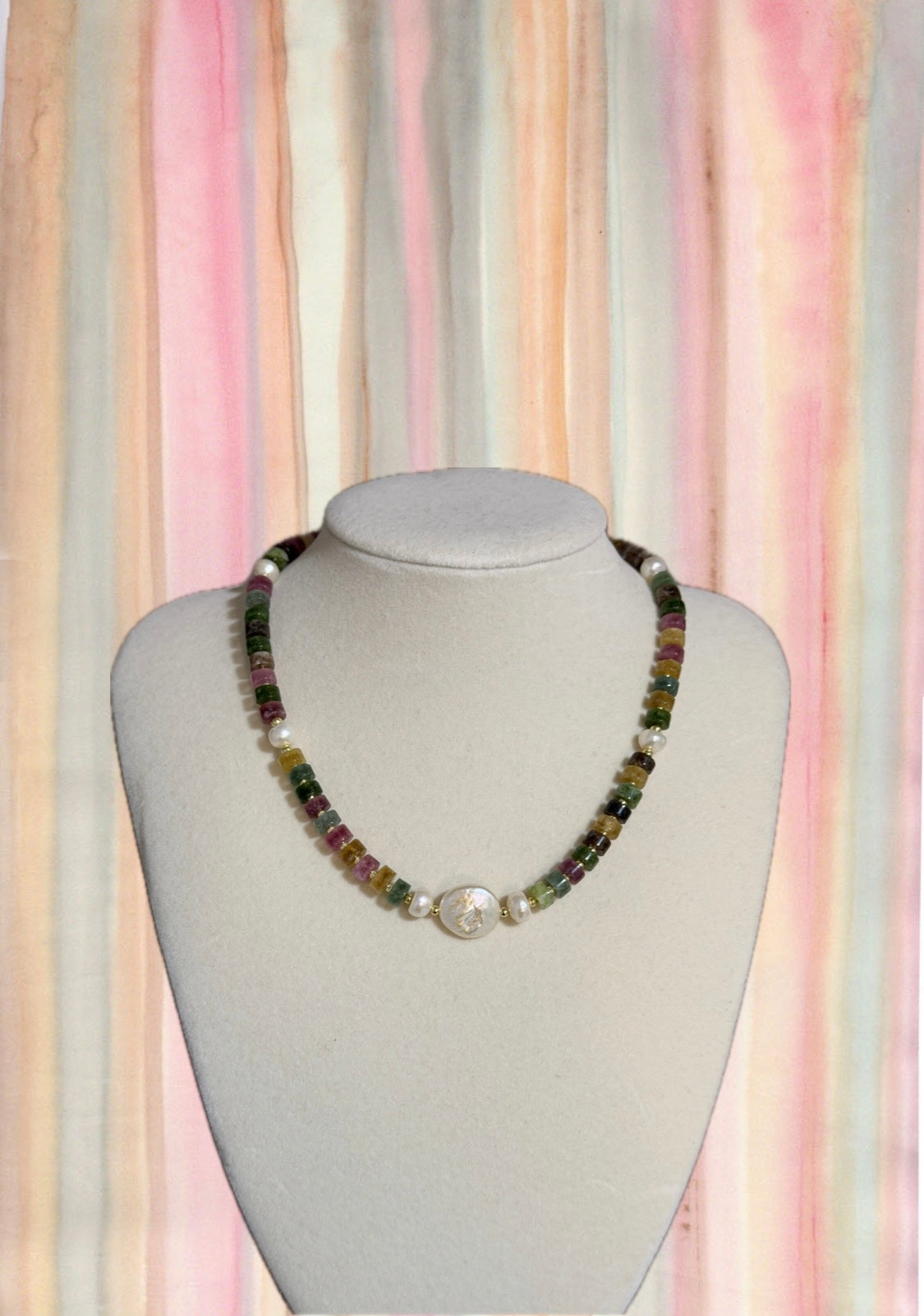 Multicolor Jade Necklace