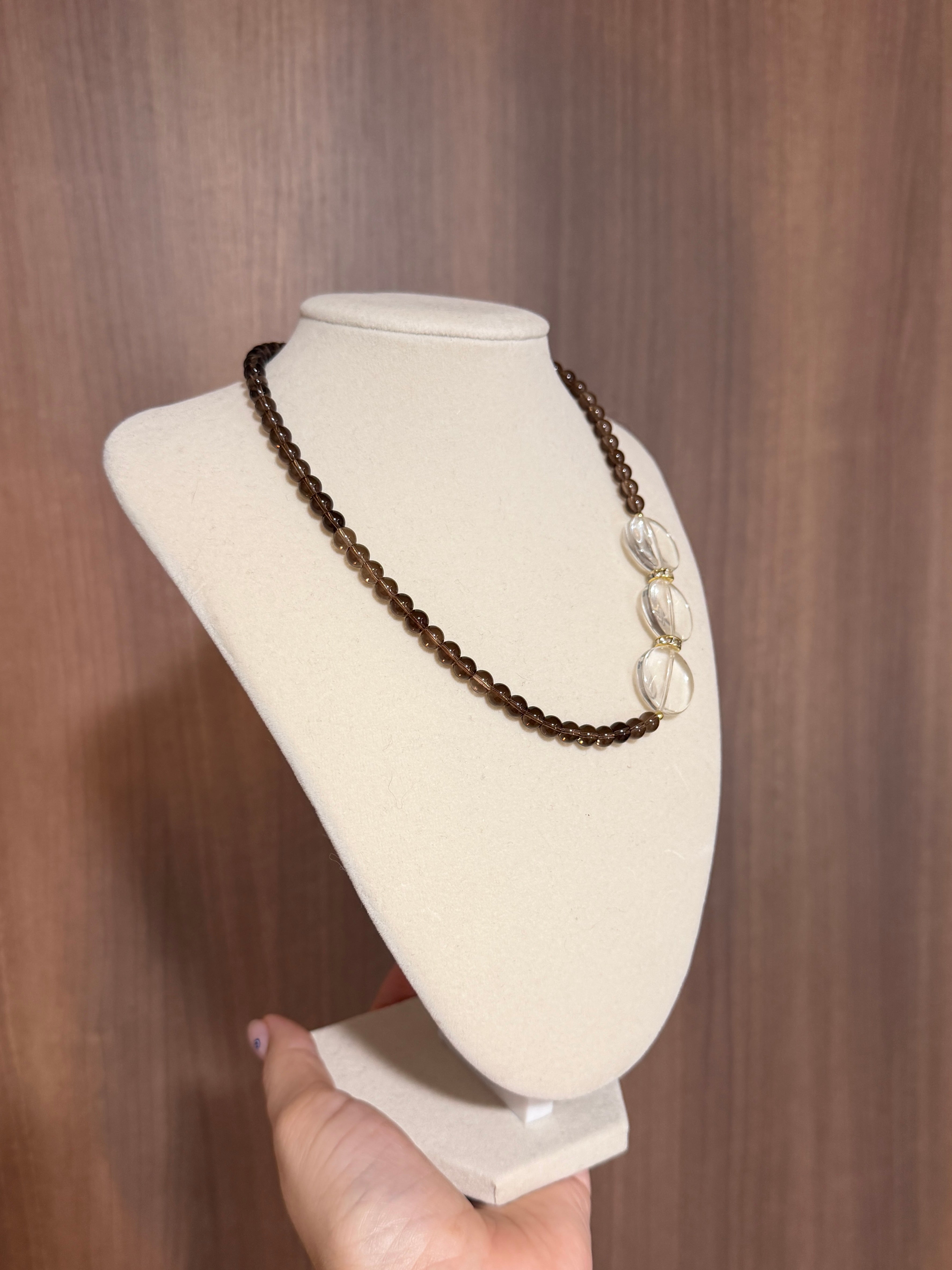 Smokey Quartz Mini Necklace
