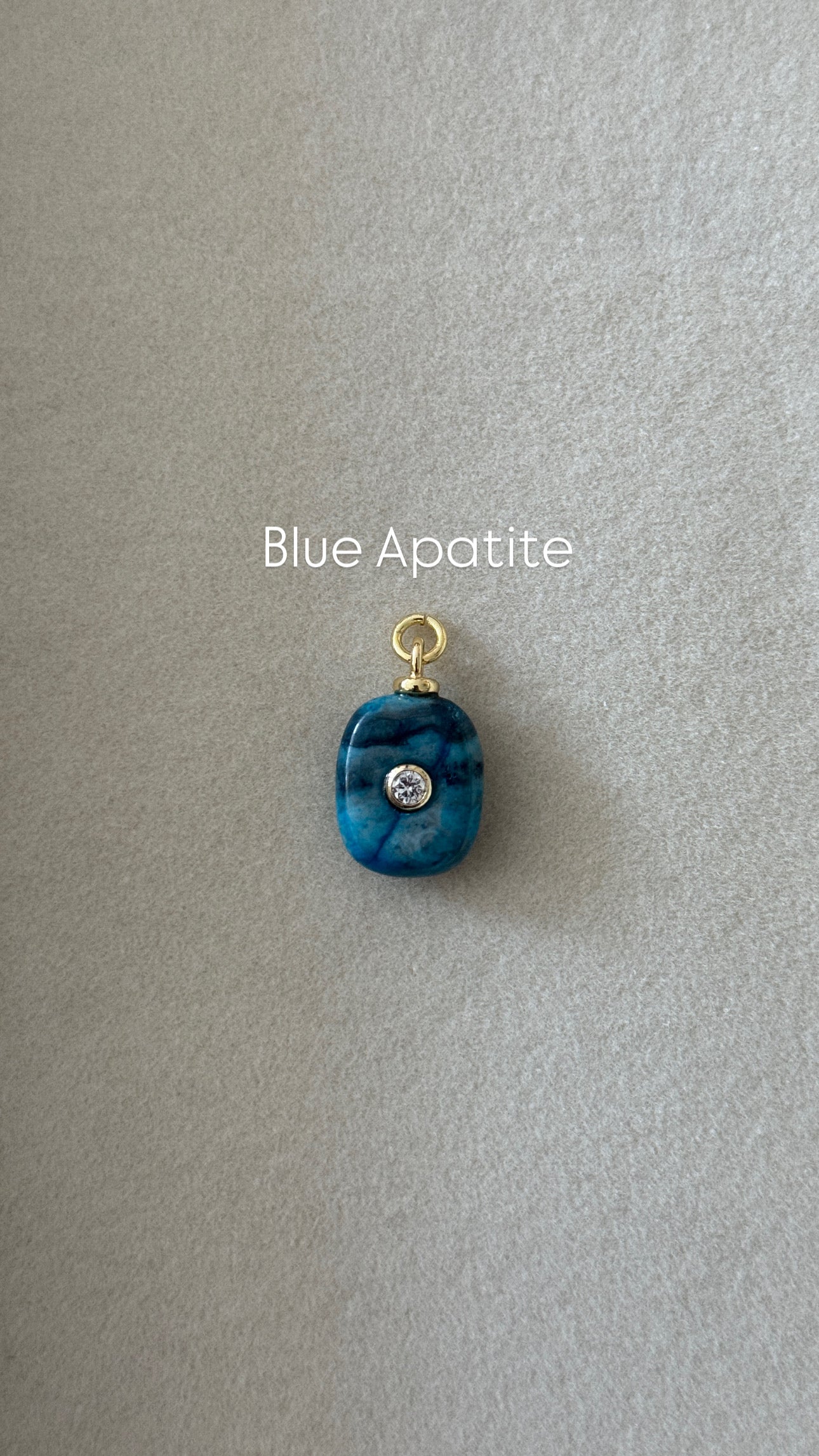Blue Apatite Pendant