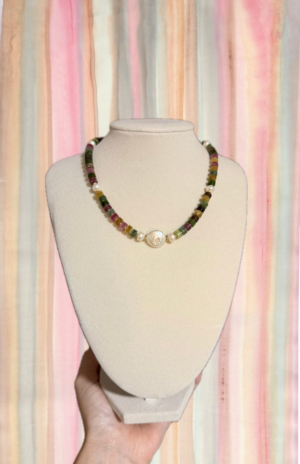 Multicolor Jade Necklace