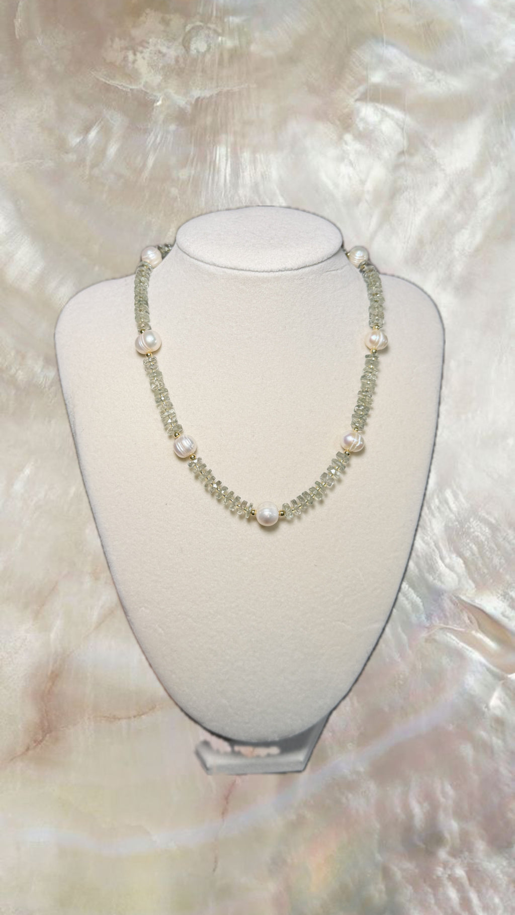 Pearl-Amethyst Necklace