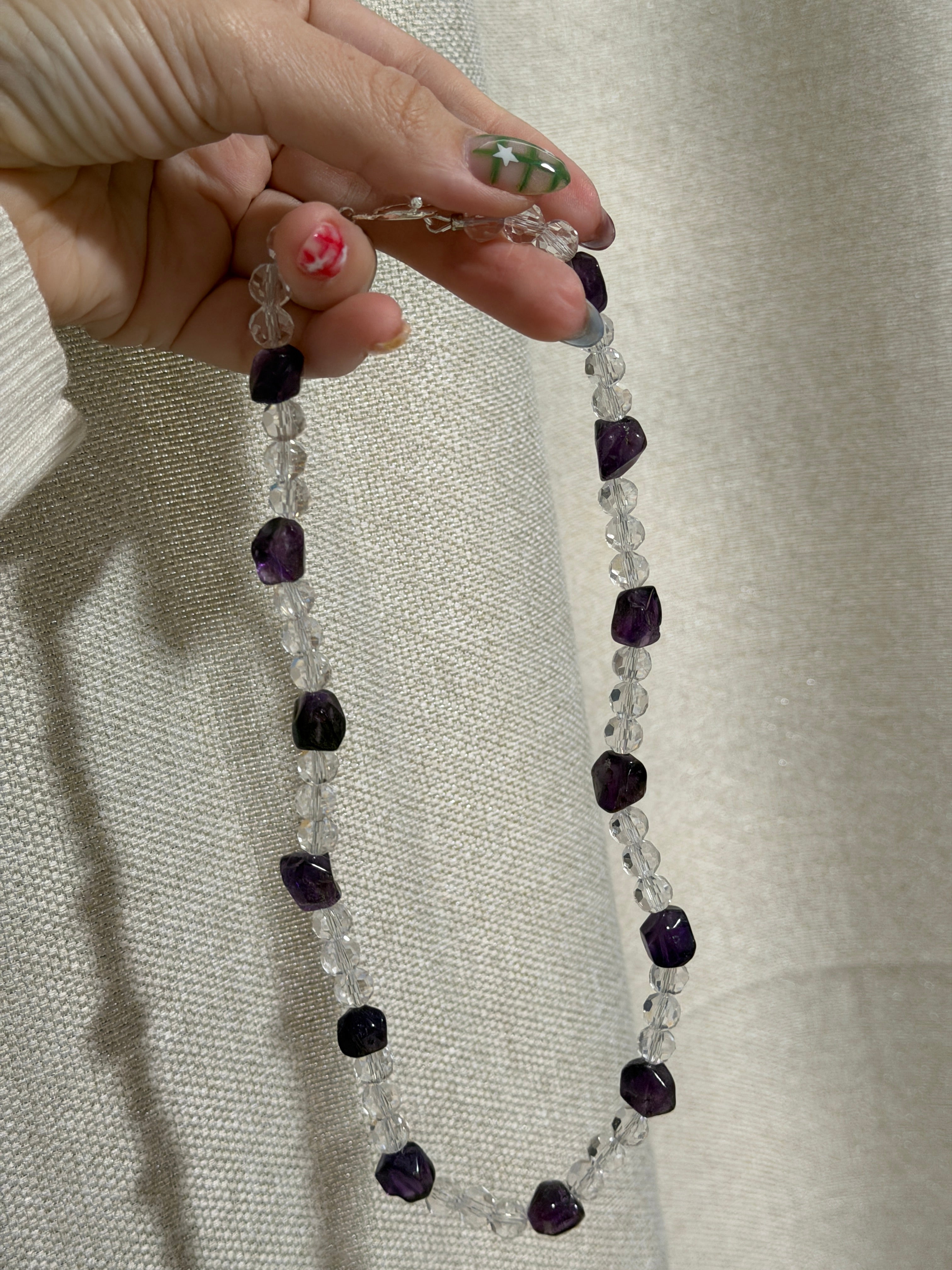 Purple Amethyst Necklace