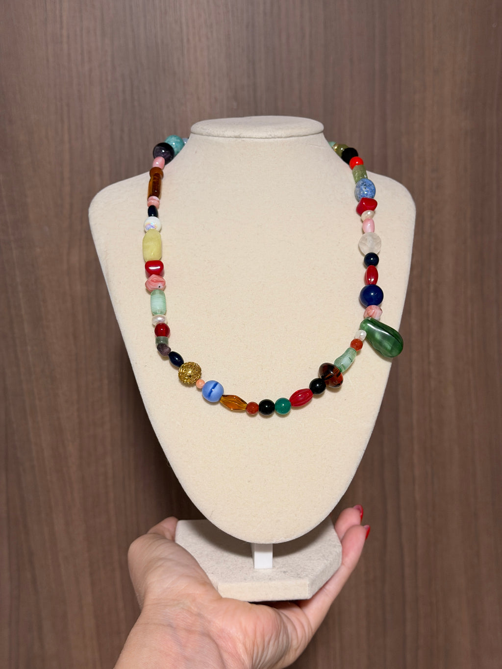 Mismatched Rainbow Necklace
