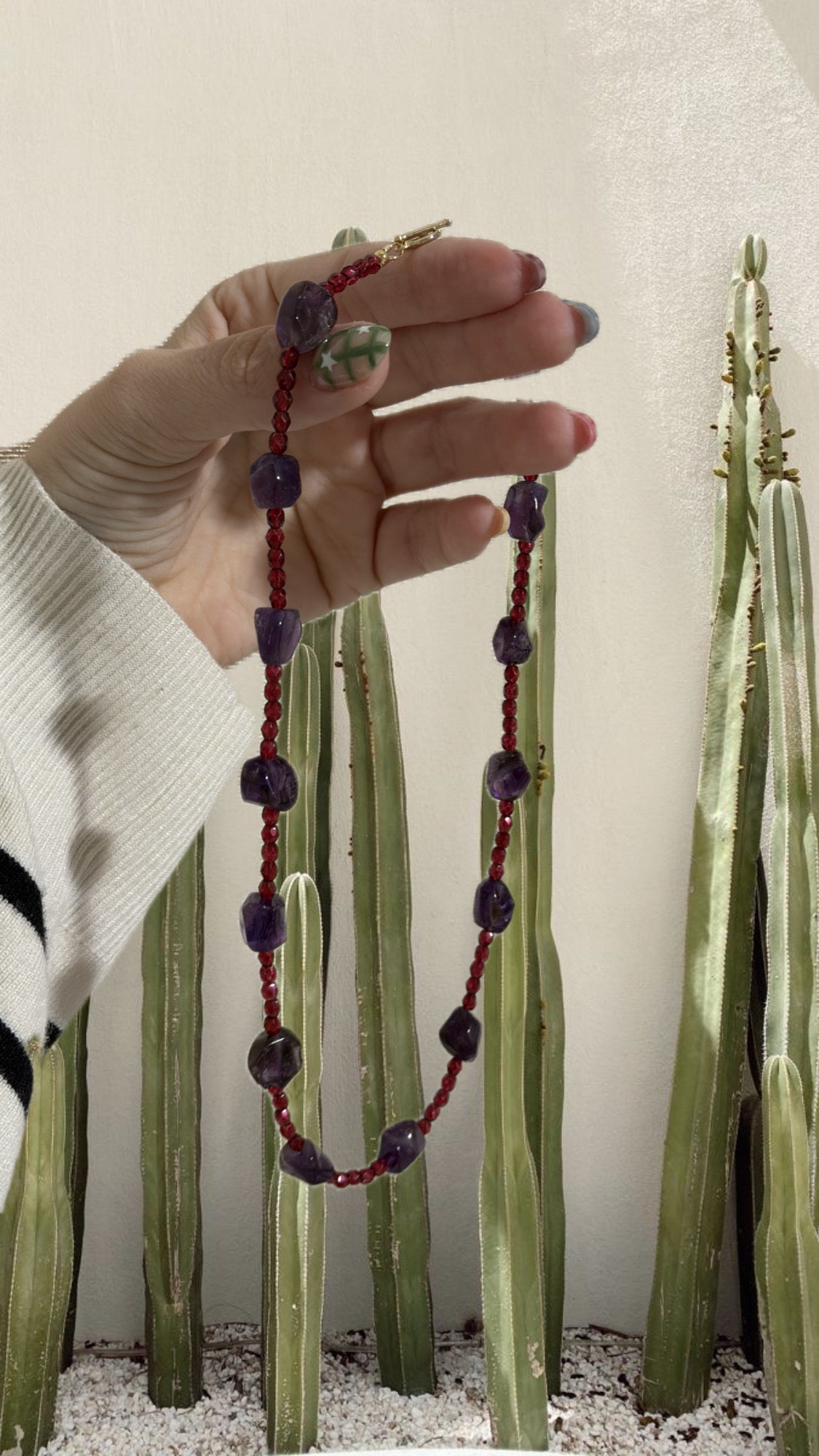 Purple Amethyst Necklace