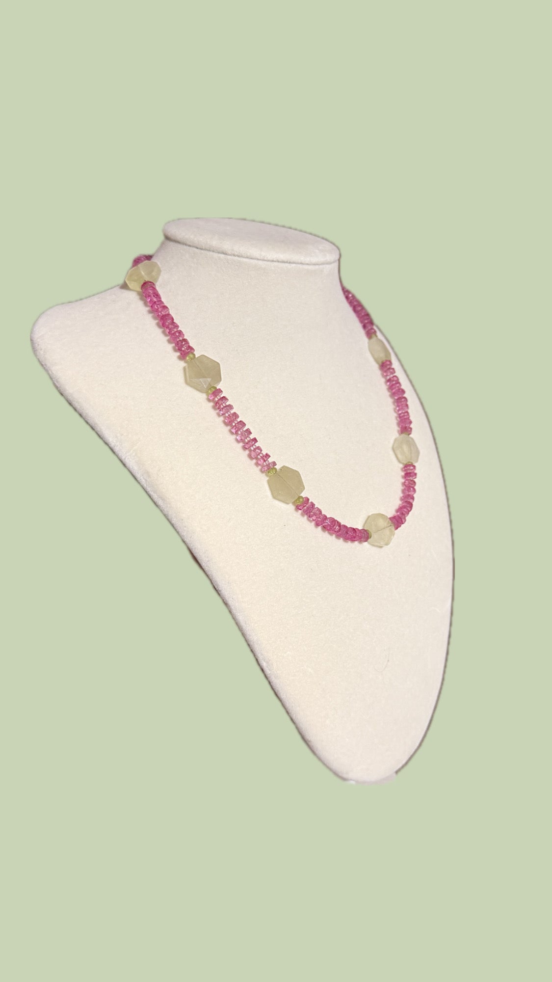 Lemon Pink Necklace