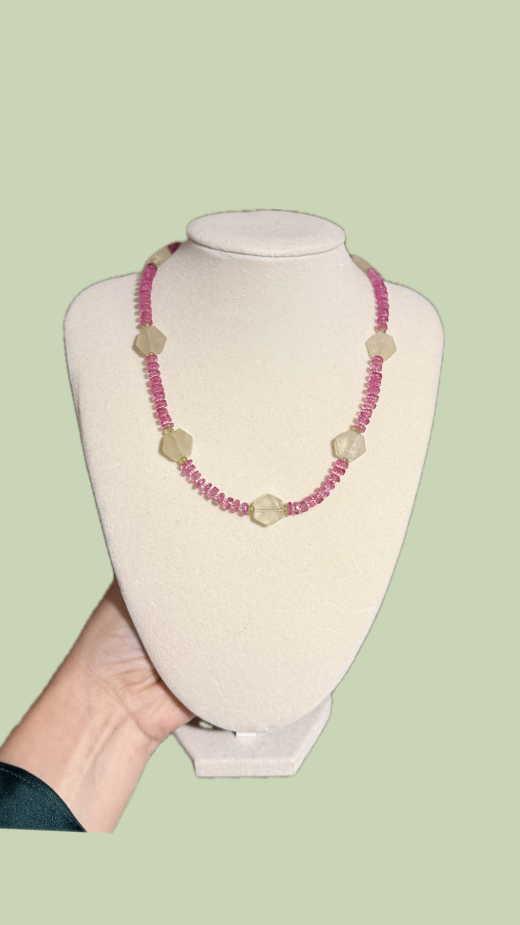 Lemon Pink Necklace