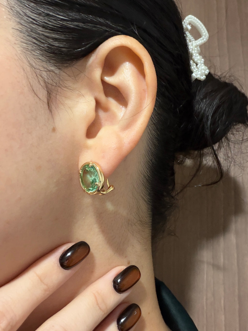 Aqua Green Studs (pair of 2)