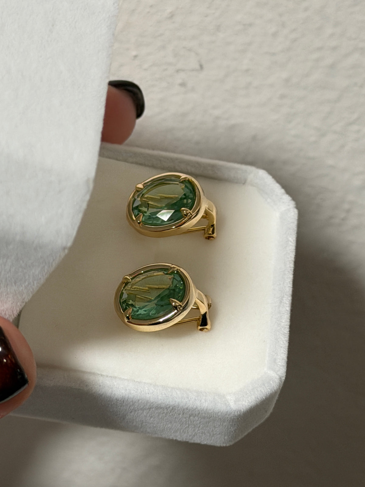 Aqua Green Studs (pair of 2)