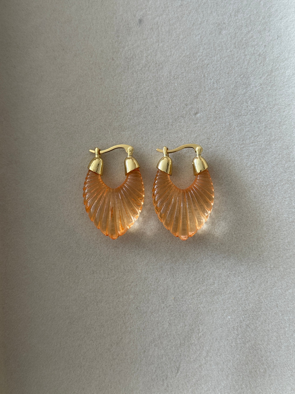 18k Gold Filled Acrylic Earrings