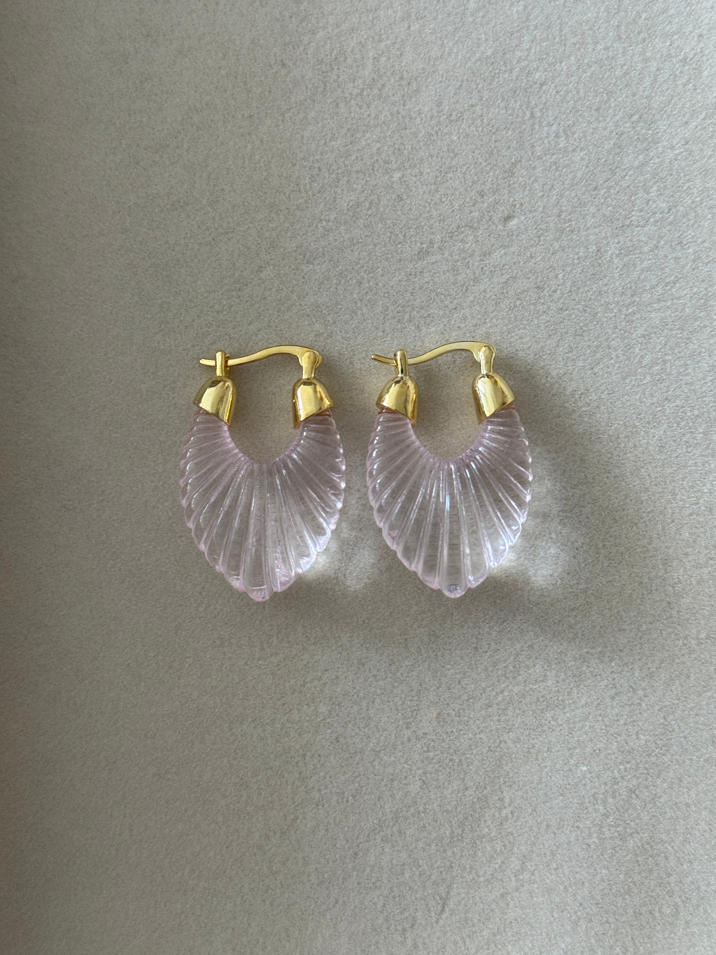 18k Gold Filled Acrylic Earrings