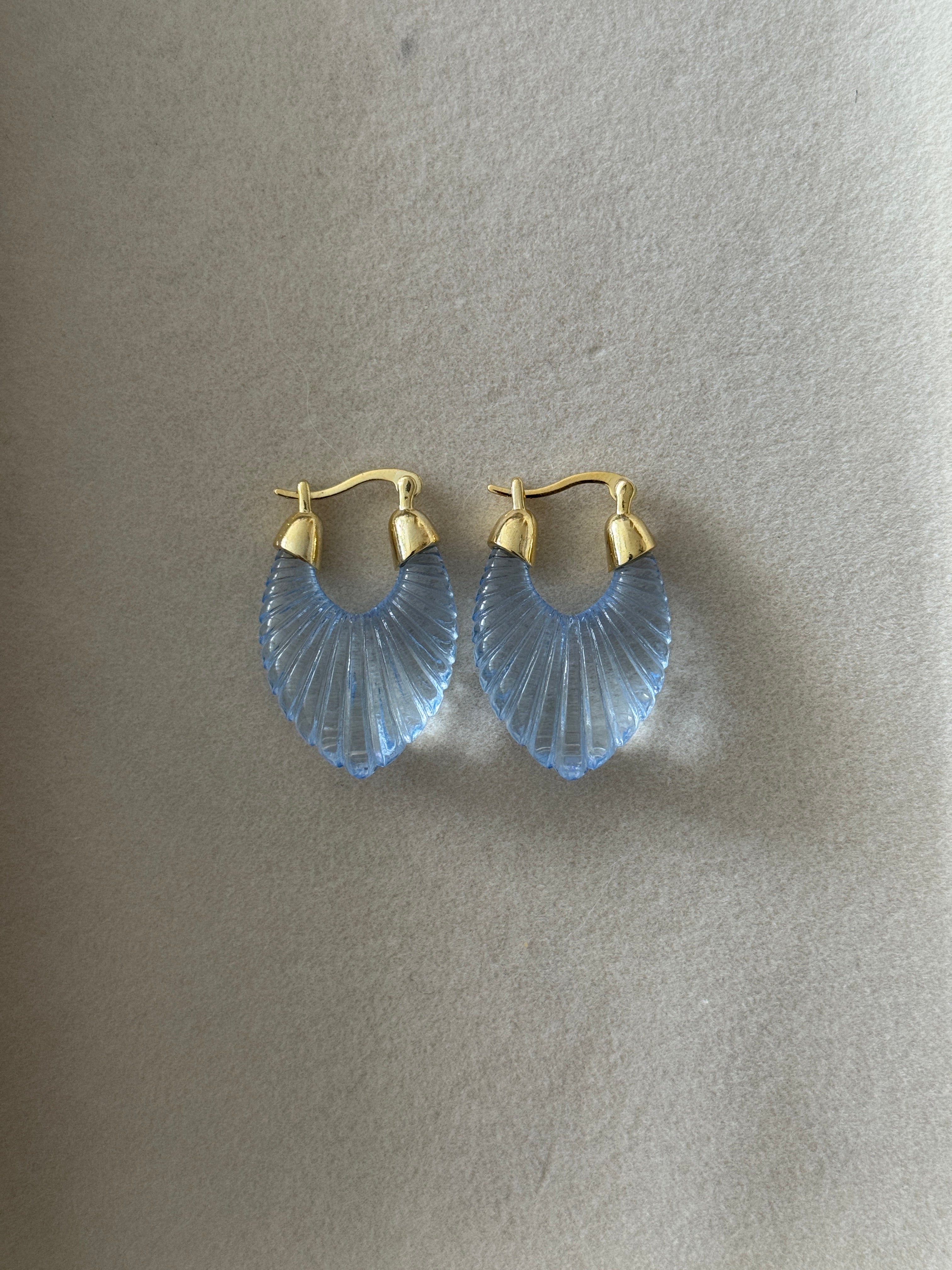 18k Gold Filled Acrylic Earrings