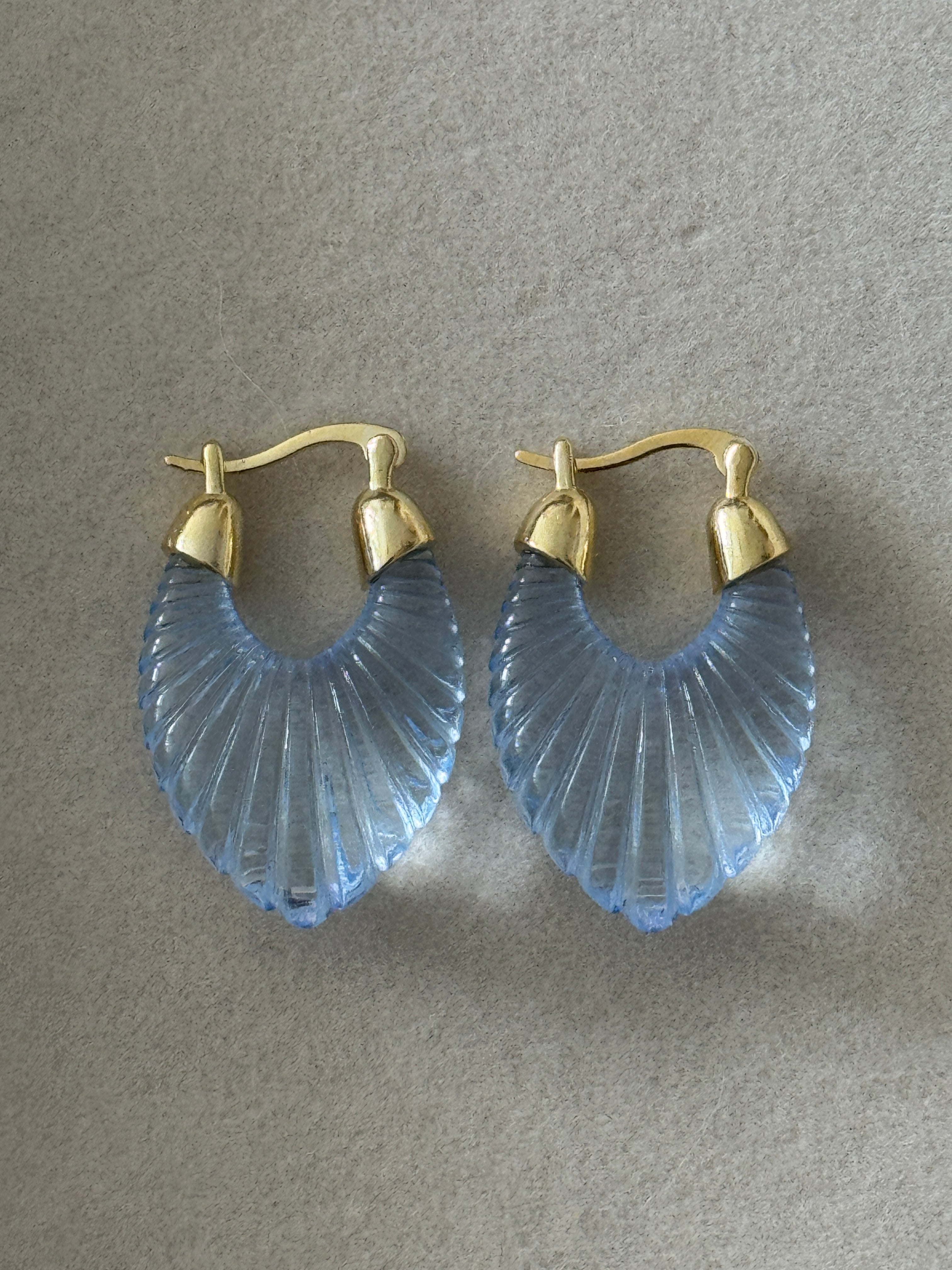18k Gold Filled Acrylic Earrings
