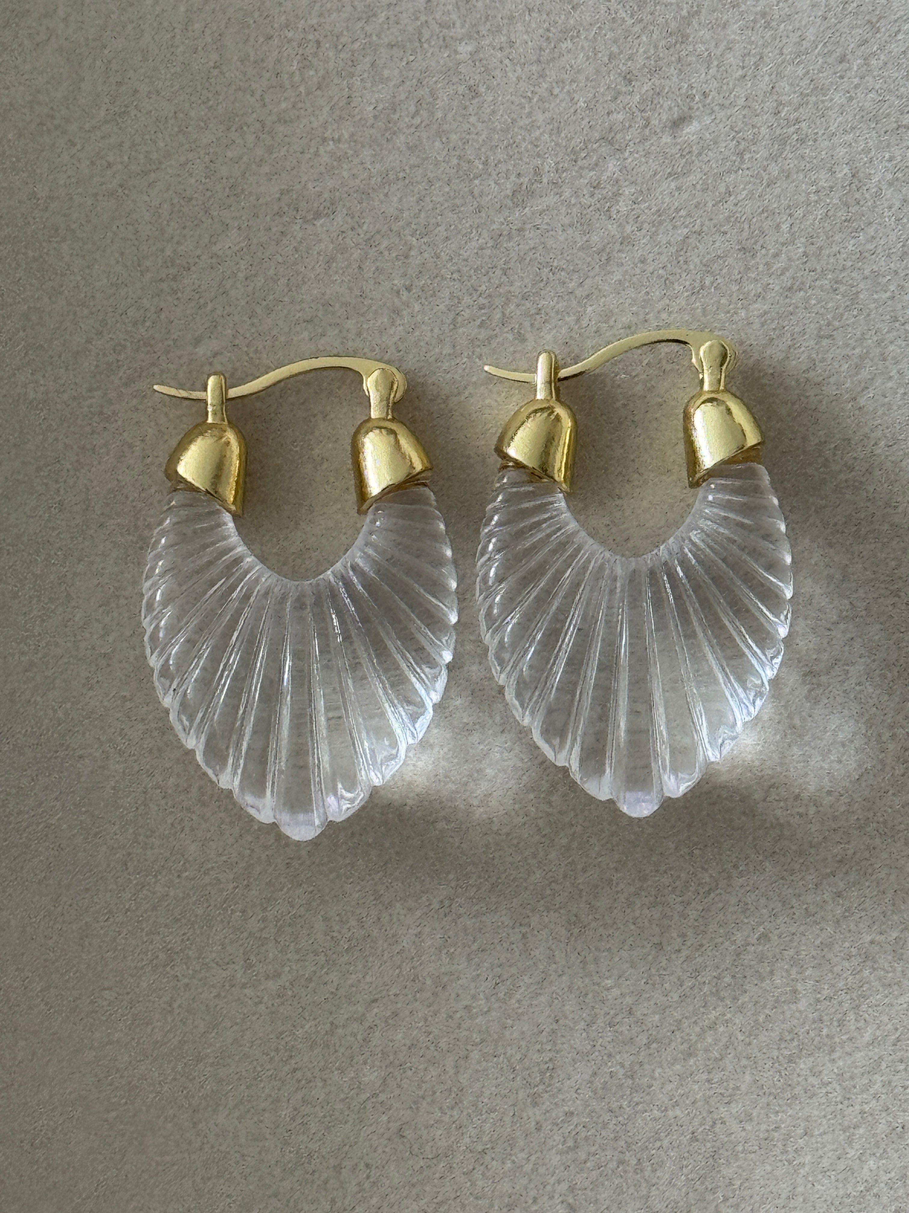 18k Gold Filled Acrylic Earrings