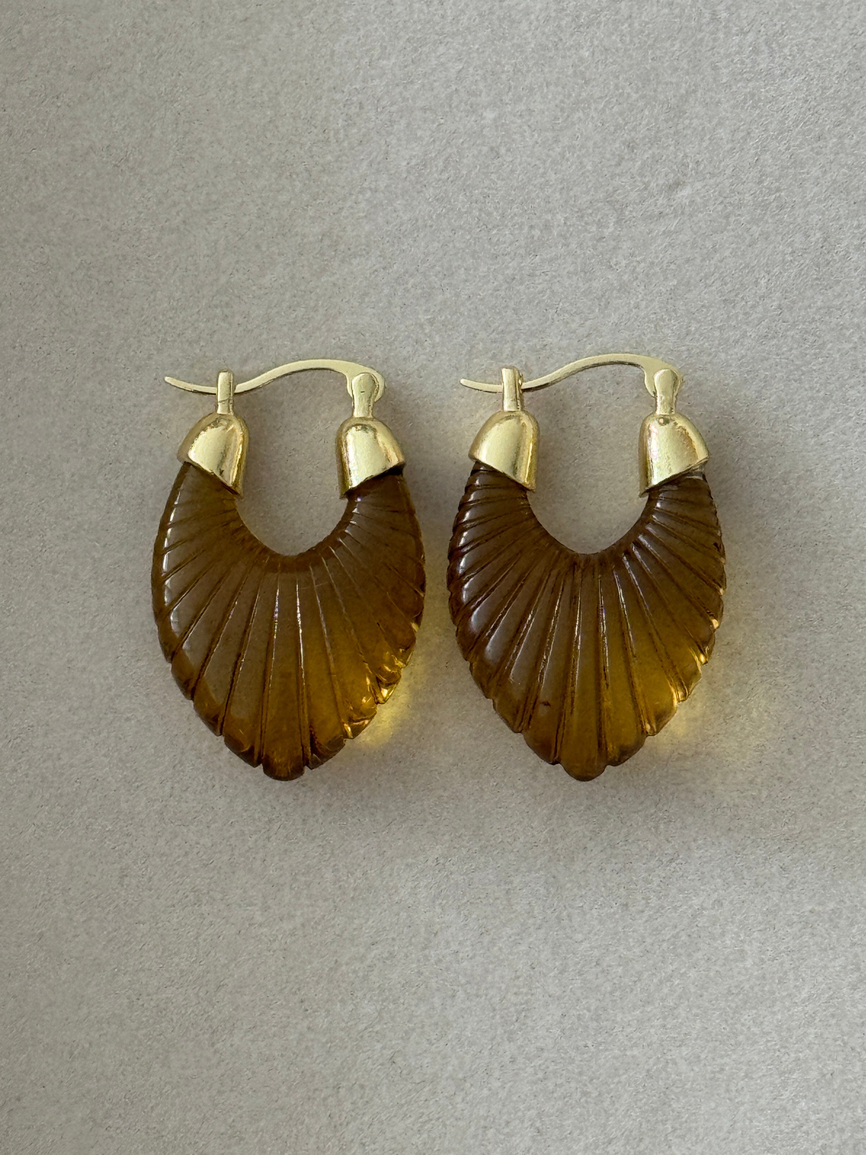 18k Gold Filled Acrylic Earrings