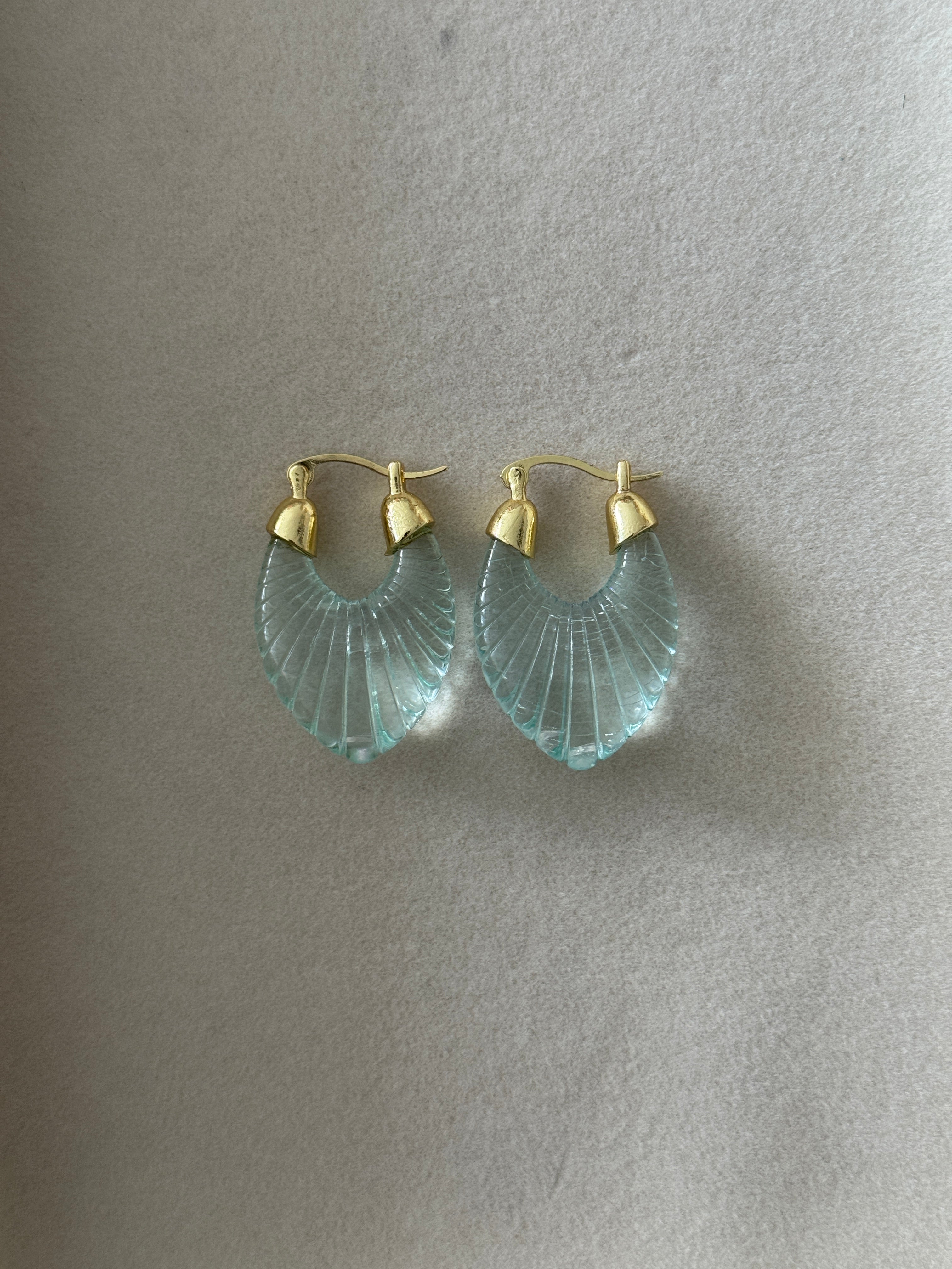 18k Gold Filled Acrylic Earrings