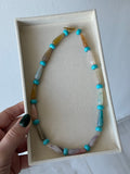 Multicolor Agate and Howlite Necklace
