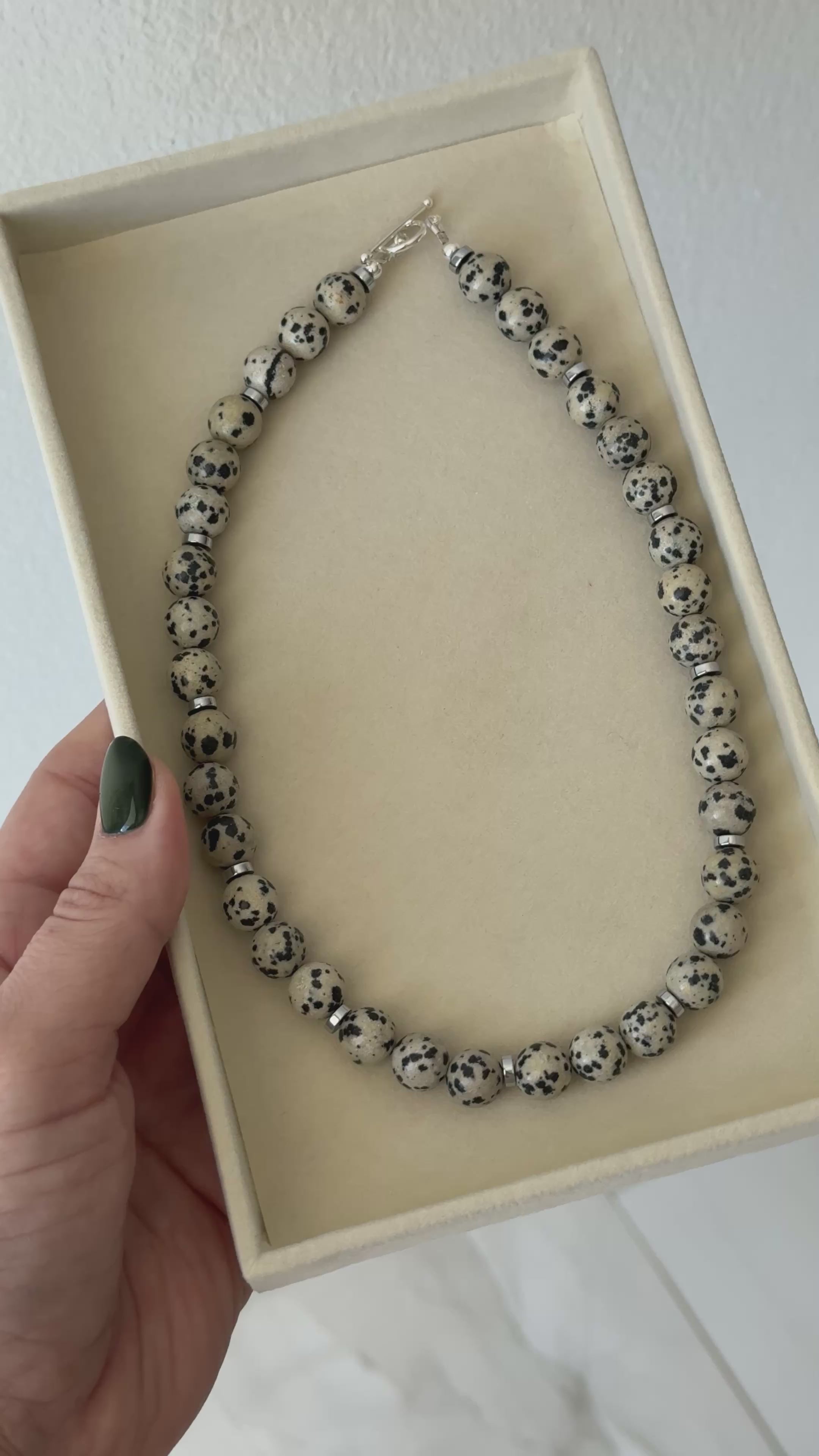 Dalmation Jasper Necklace