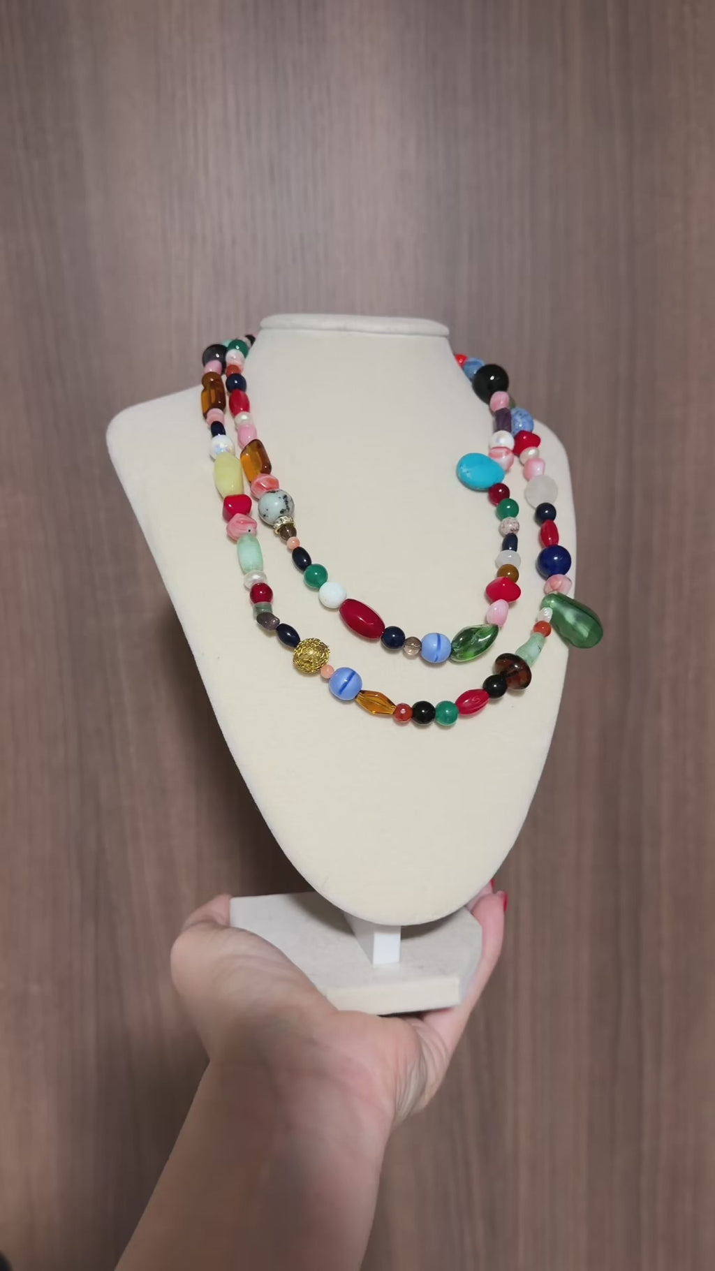 Mismatched Rainbow Necklace