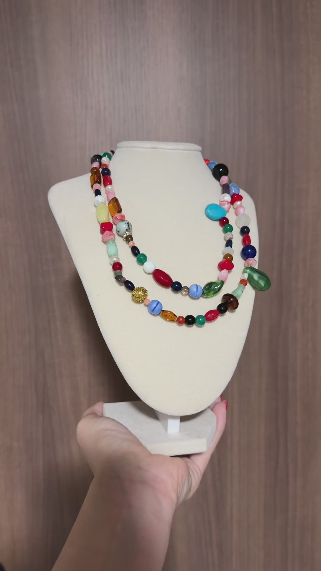 Mismatched Rainbow Necklace
