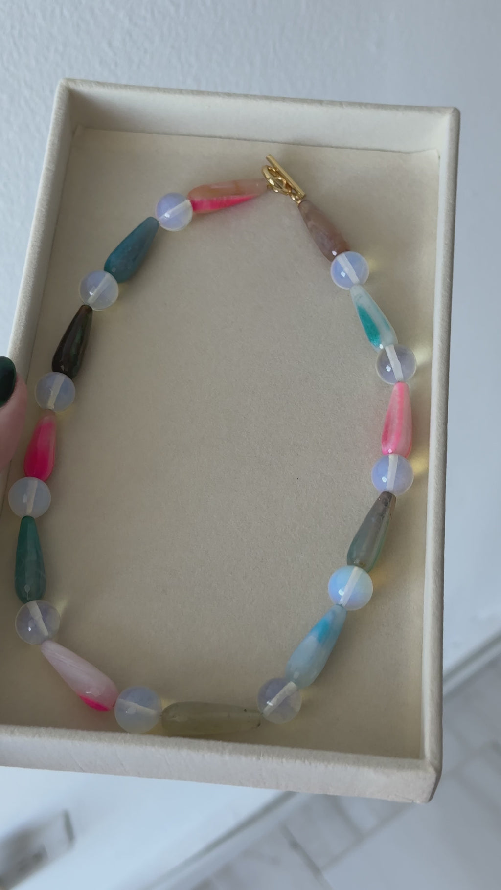 Opalite and agate