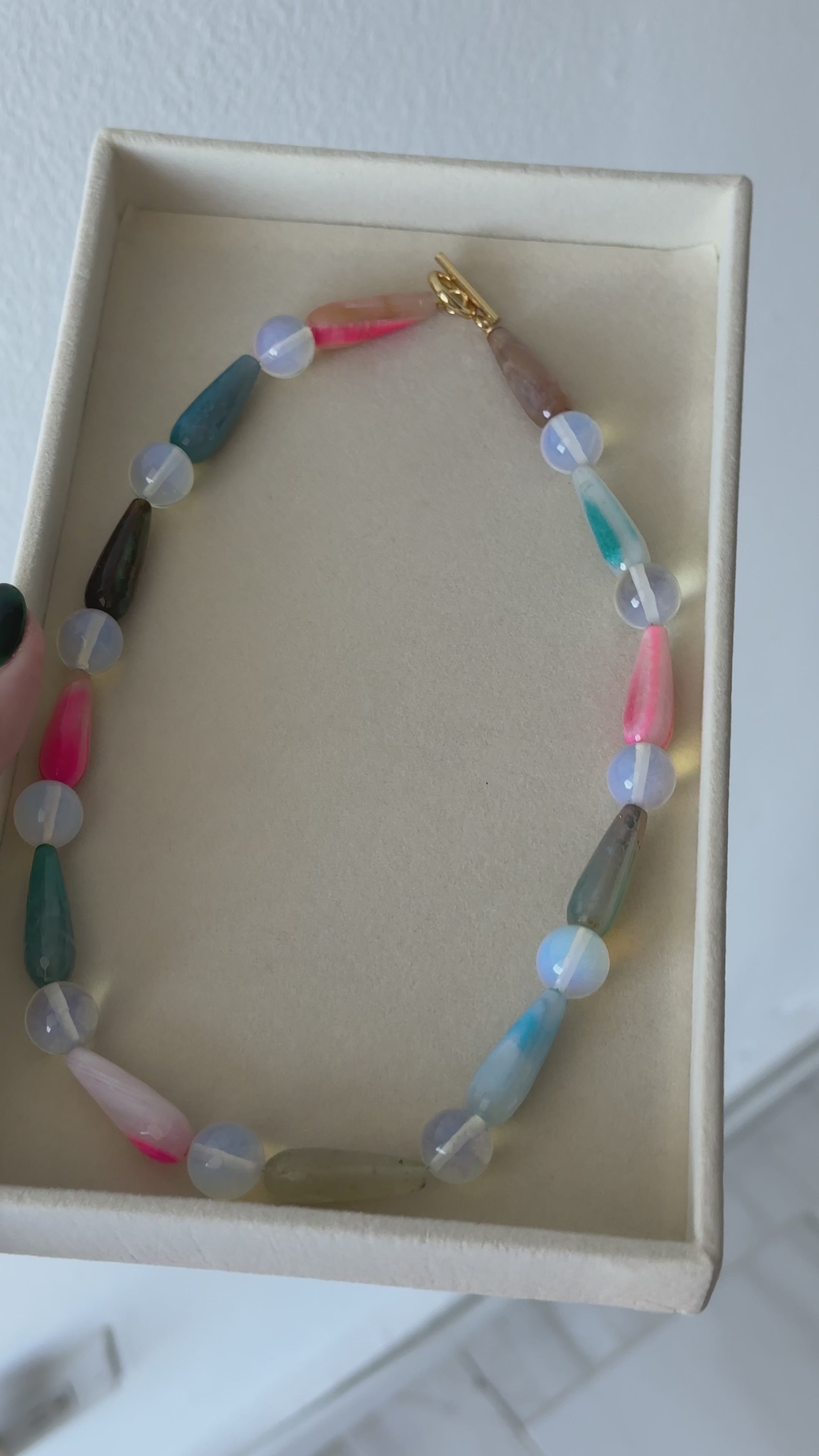 Opalite and agate