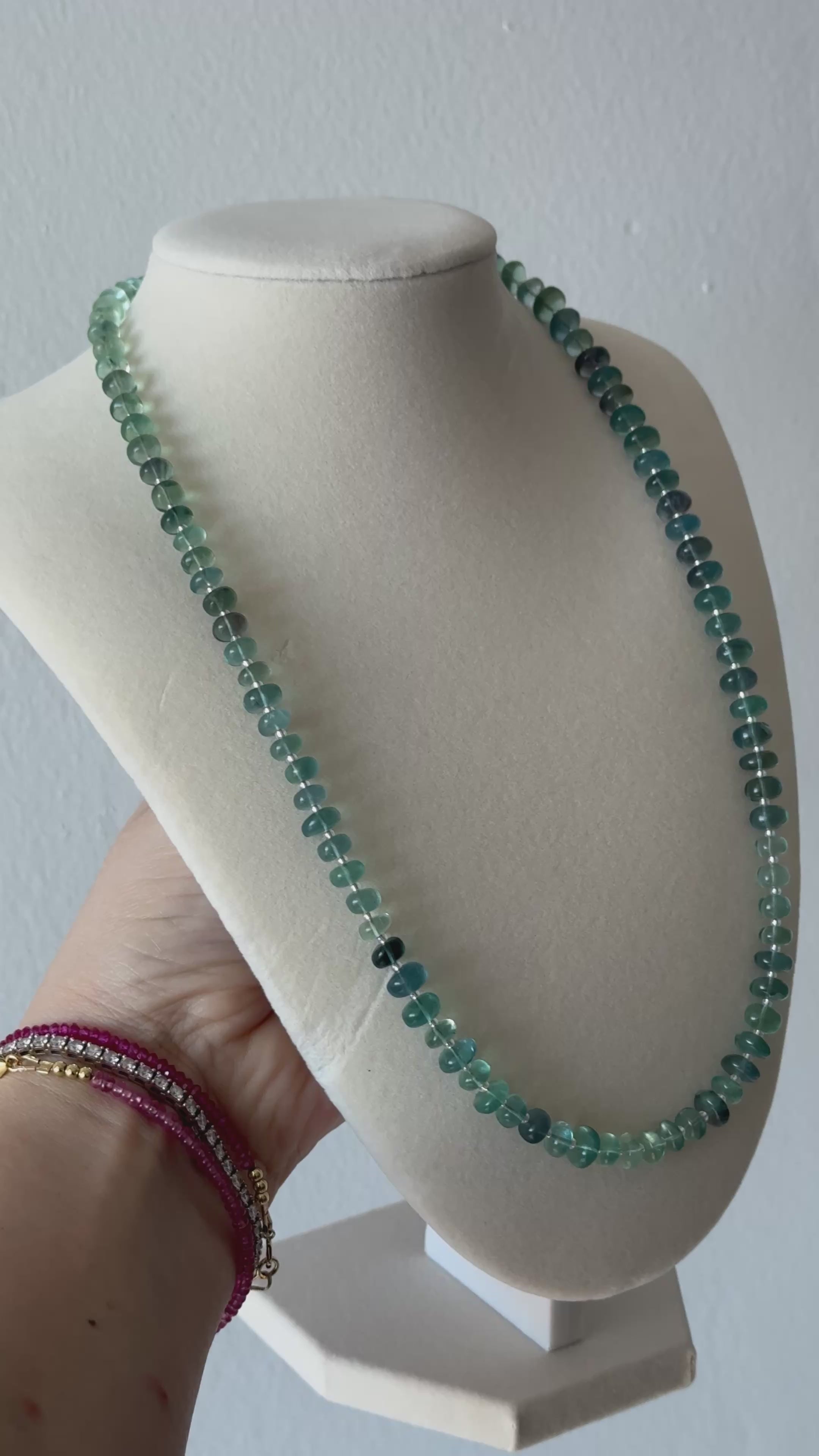 Natural Multi Flourite Necklace