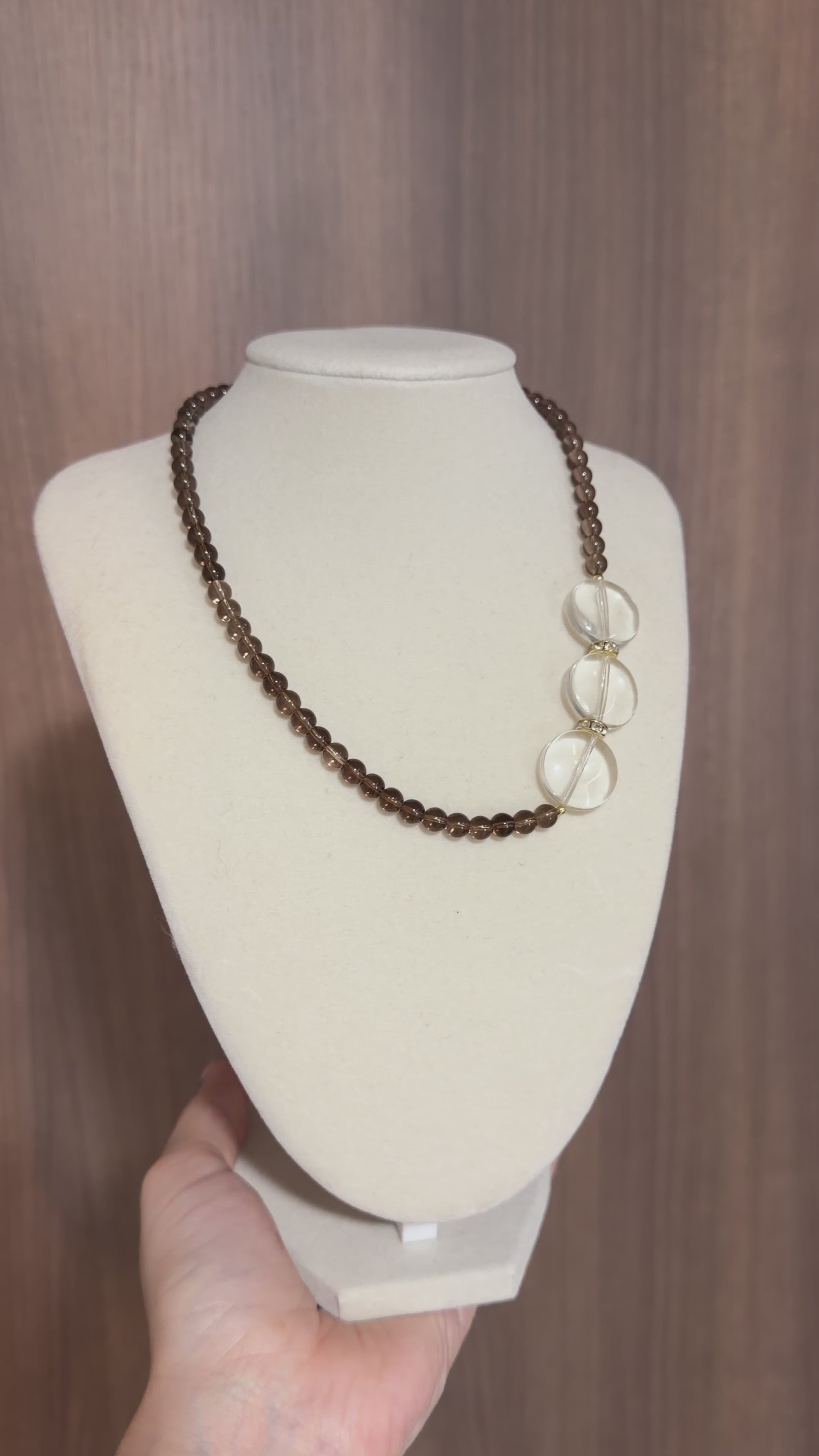 Smokey Quartz Mini Necklace