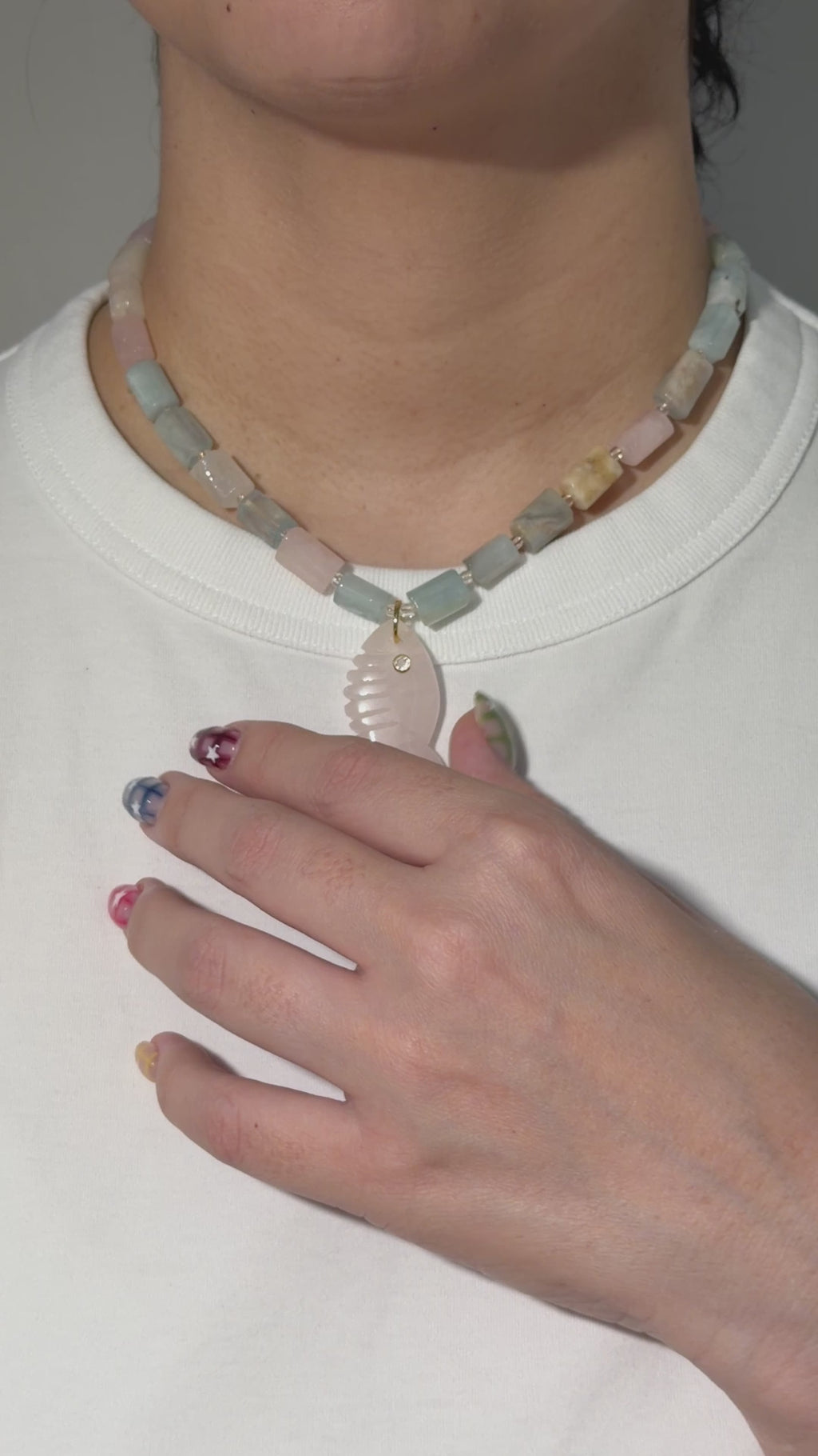 Pastel Morganite Necklace
