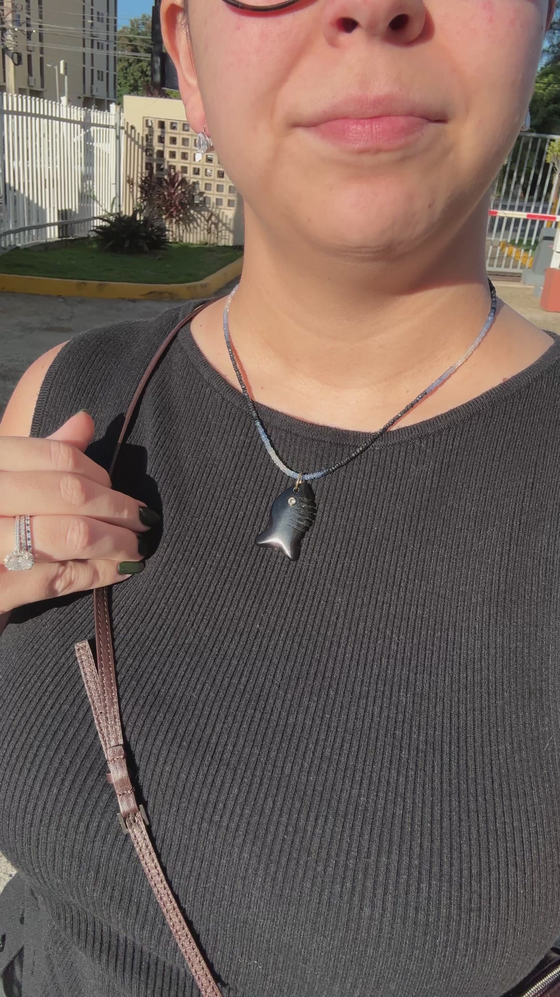 Ómbre Blue Sapphire Necklace