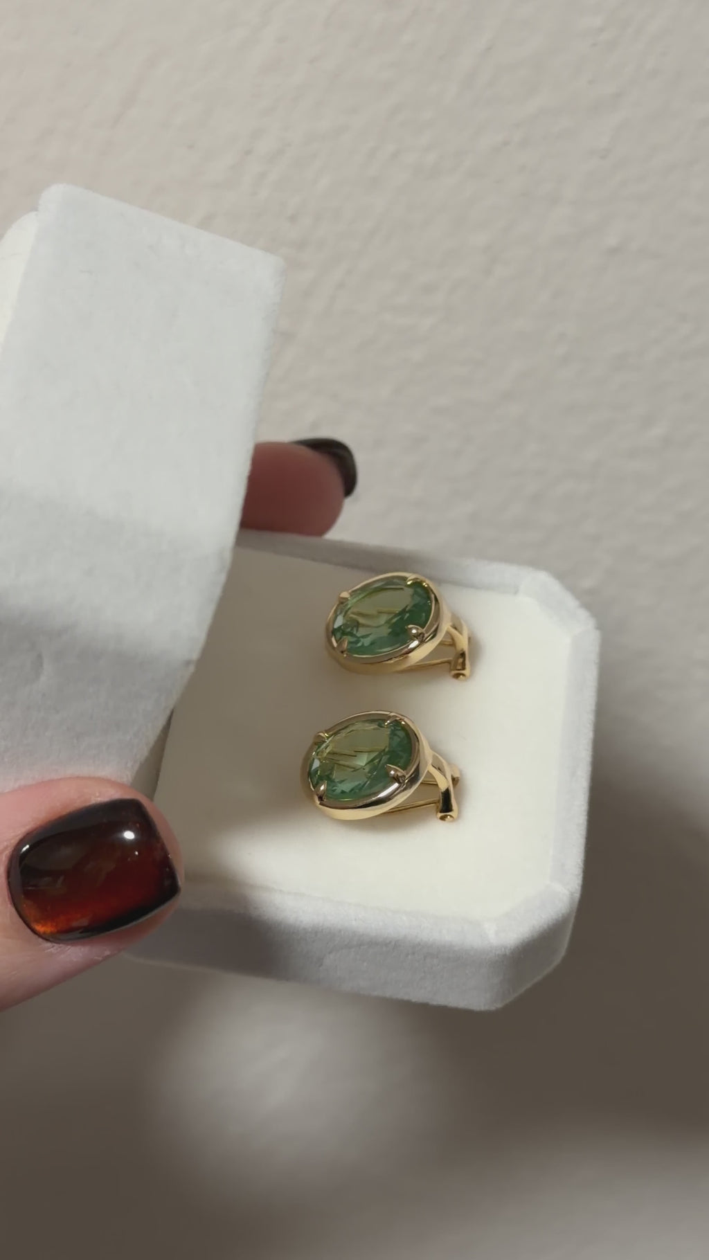 Aqua Green Studs (pair of 2)
