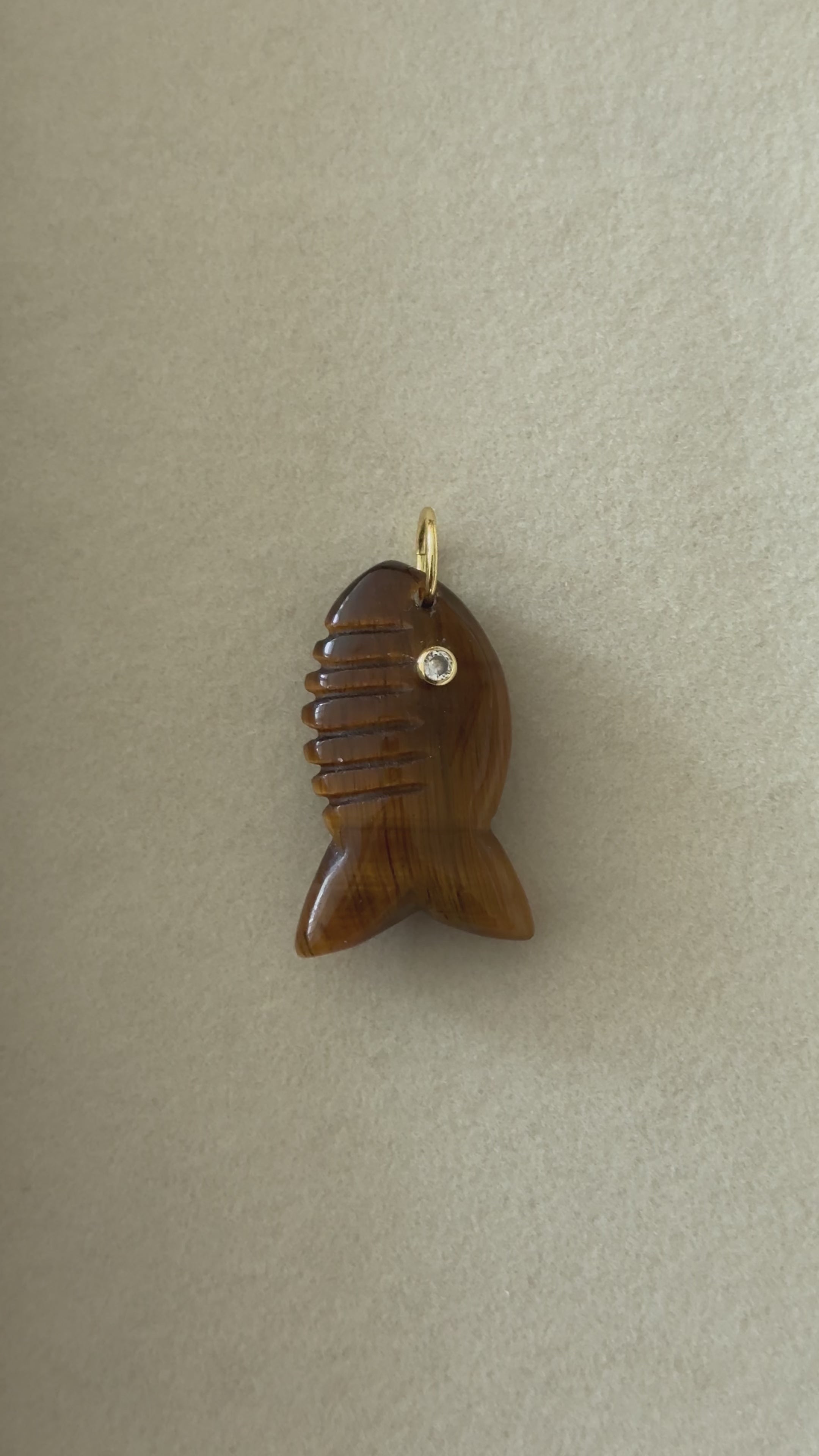 Tiger Eye Gemstone Pendant